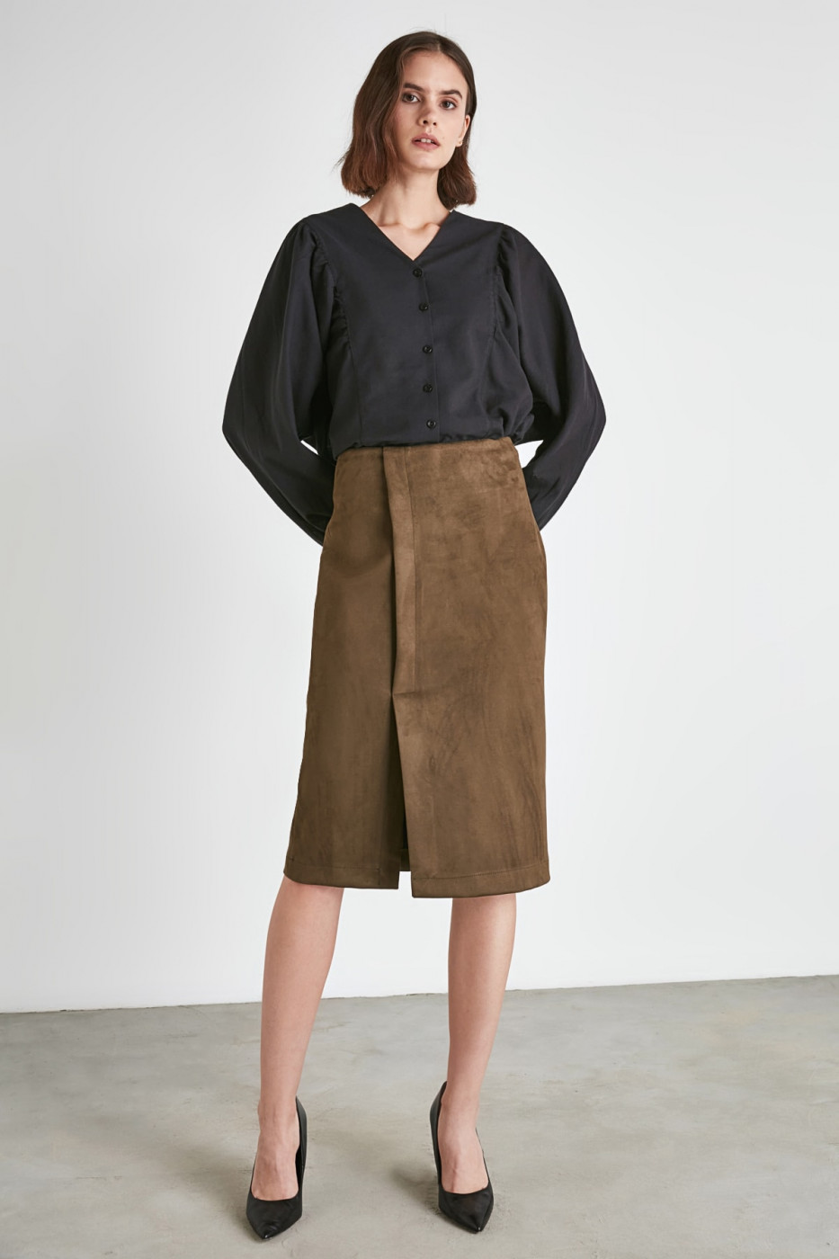 Trendyol Khai Straight Cut Skirt