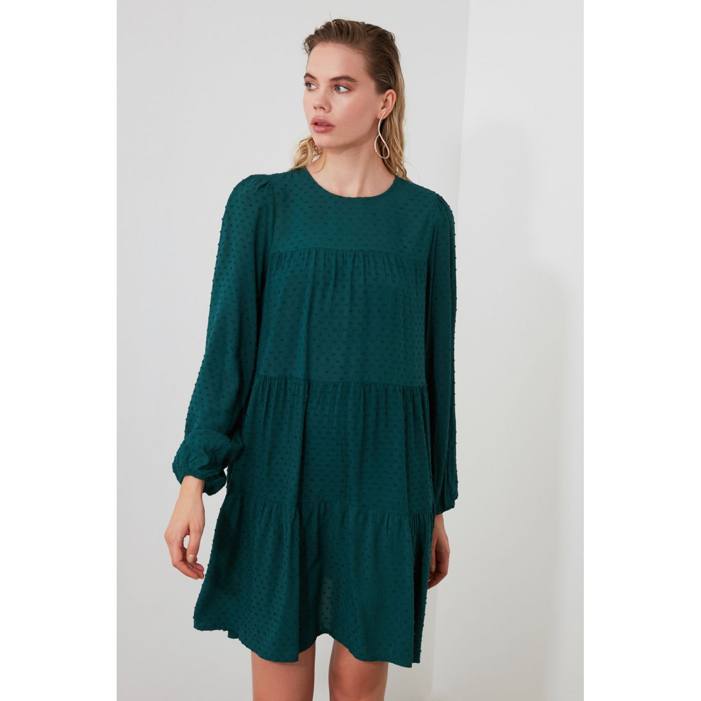 Trendyol Green Wide Cut Dress