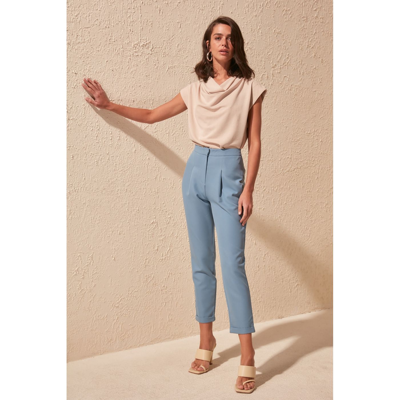 Trendyol Blue Classic Pants