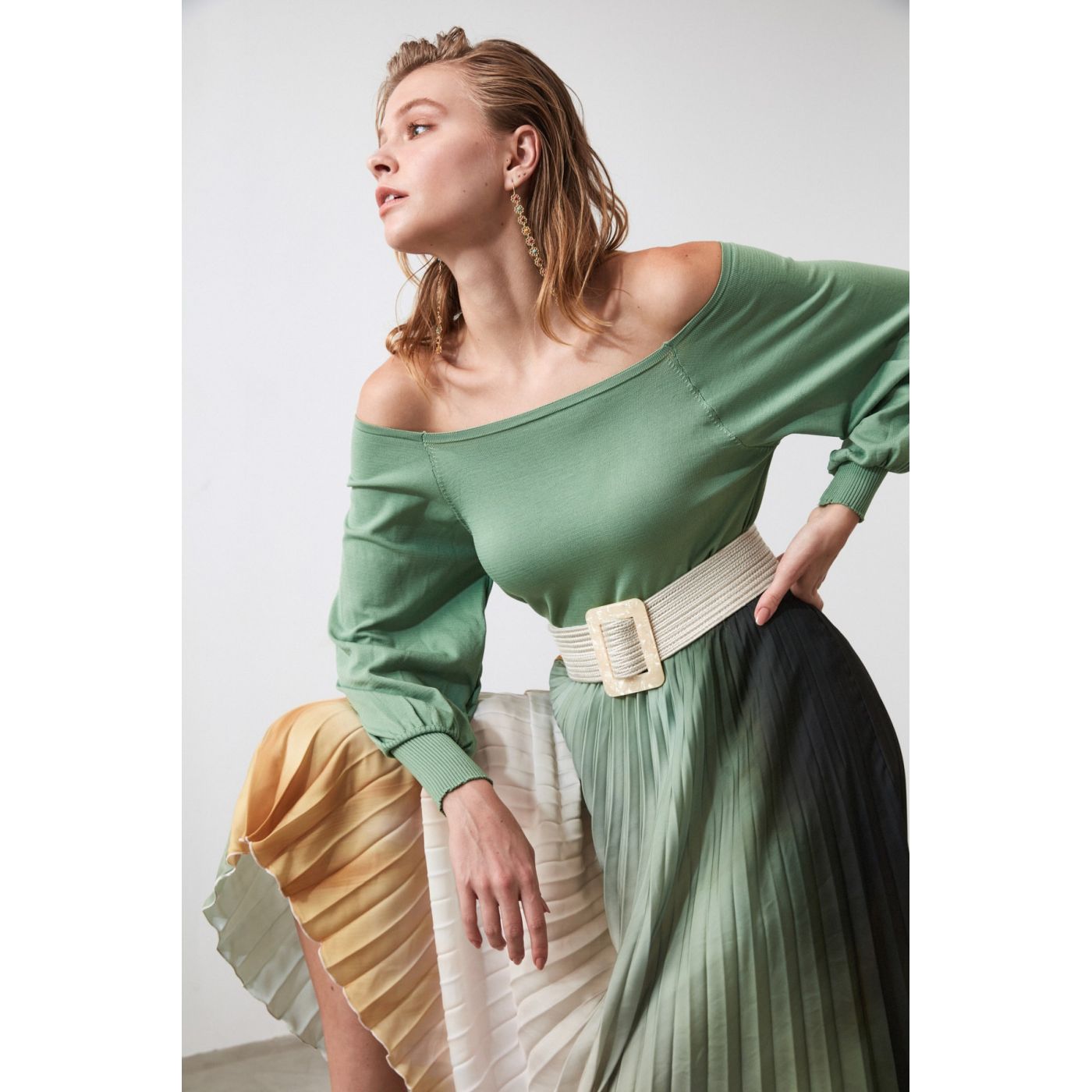 Naiste sviiter Trendyol Balloon sleeves