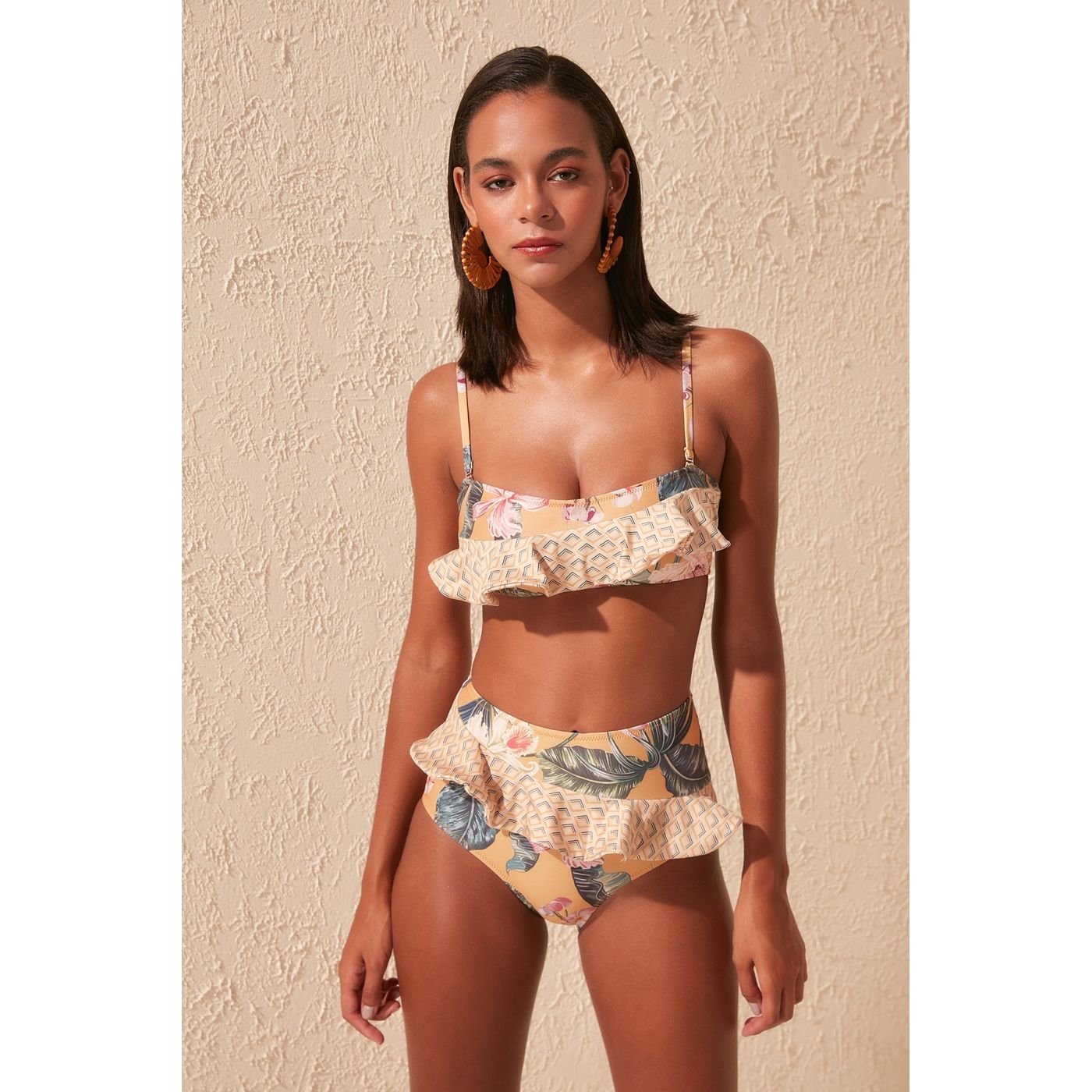 Bikiinipüksid Trendyol High waisted