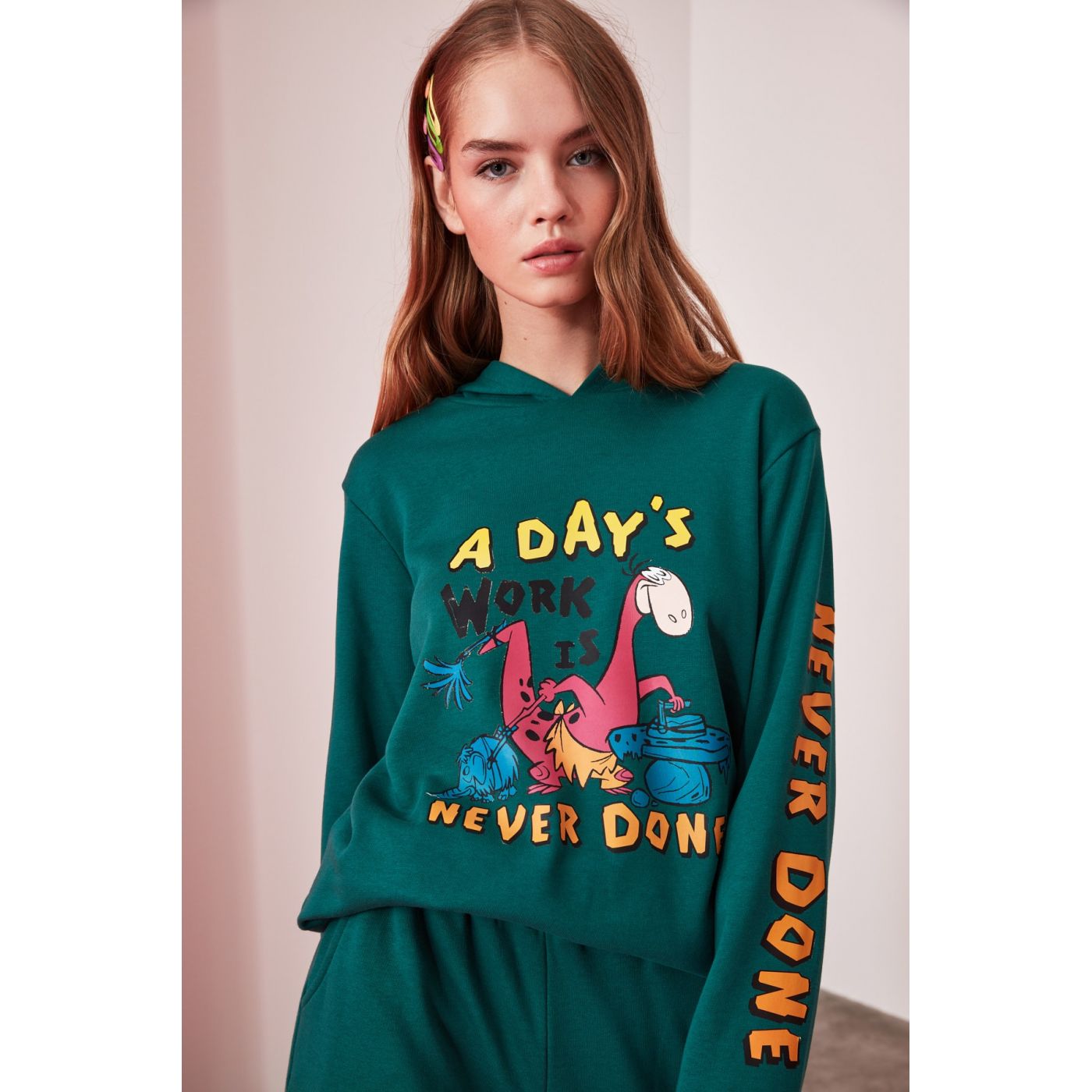 Naiste pusa Trendyol Printed