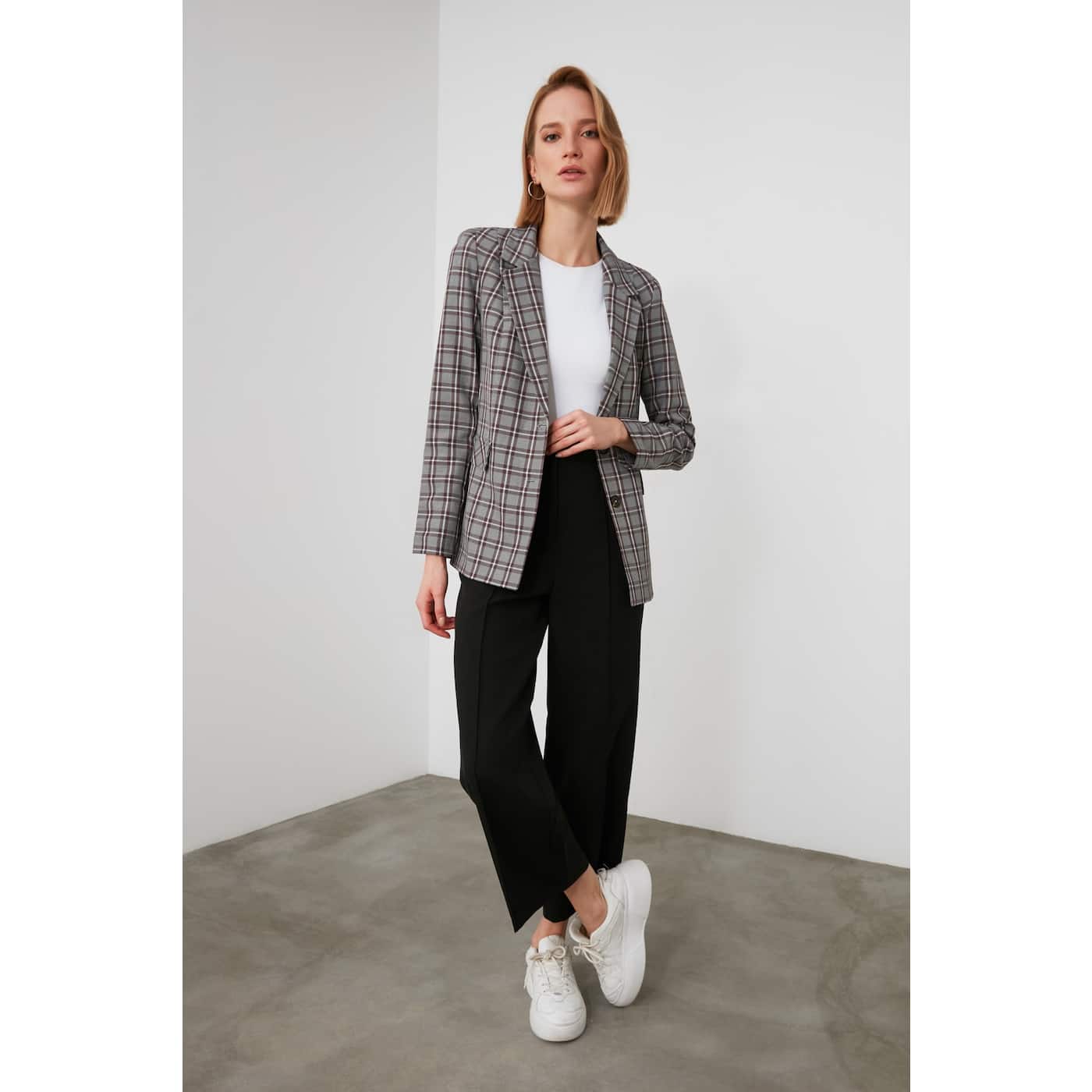 Trendyol Black Baggy Trousers