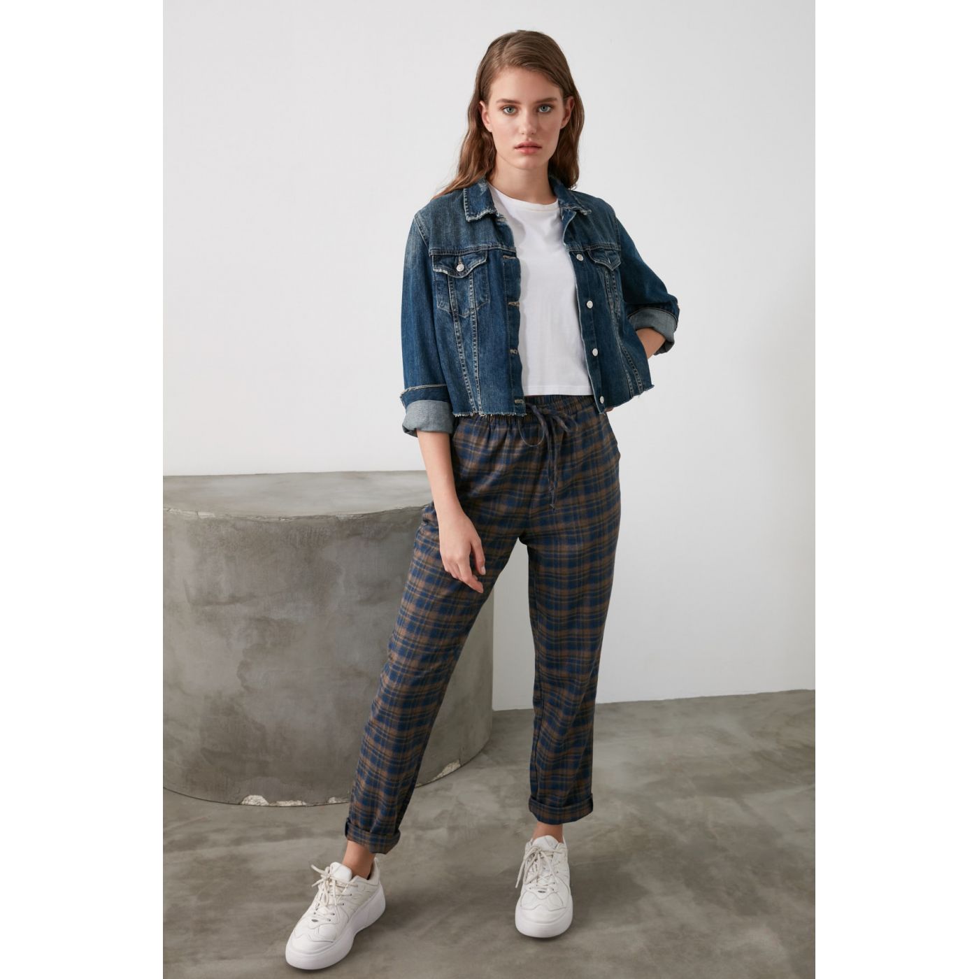 Trendyol Multicolor Clamping Detailed Trousers