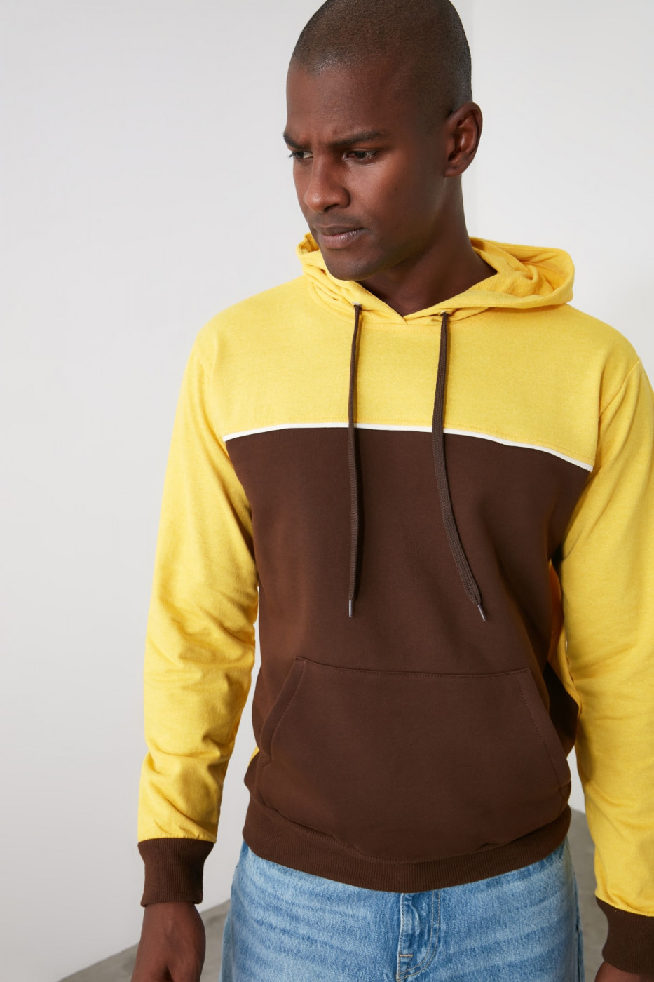 Trendyol Yellow Men's Sweatshirt