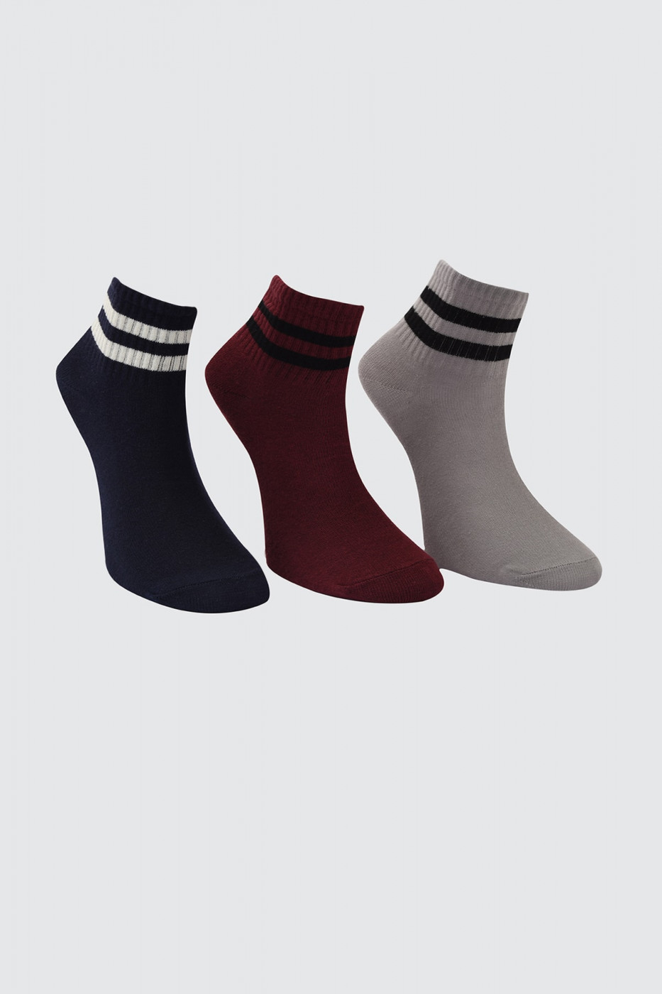 Trendyol Anthracite 3 Pack Knitted Socks
