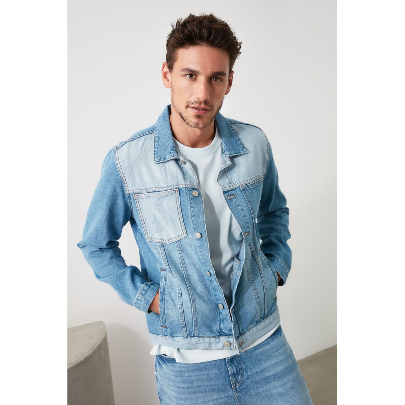 Trendyol Blue Men's Jacket