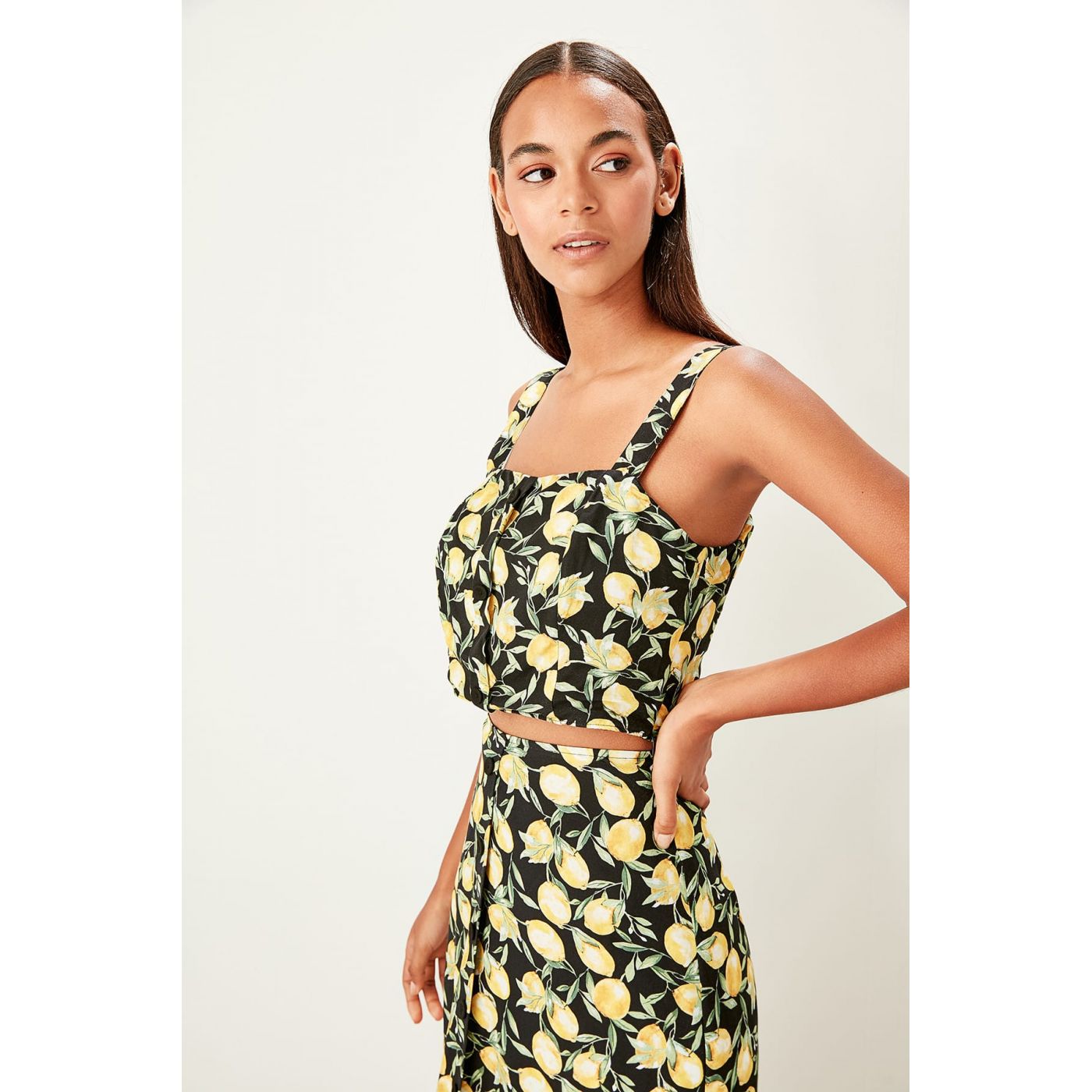 Trendyol Multicolor Lemon Patterned blouse