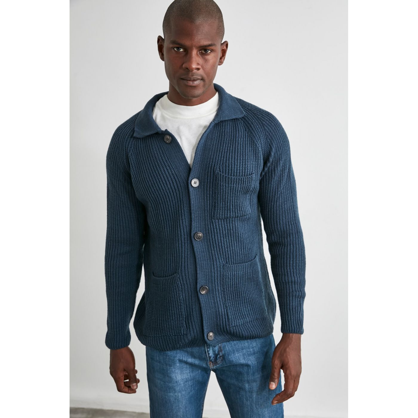 Trendyol Indigo Men's Cardigan