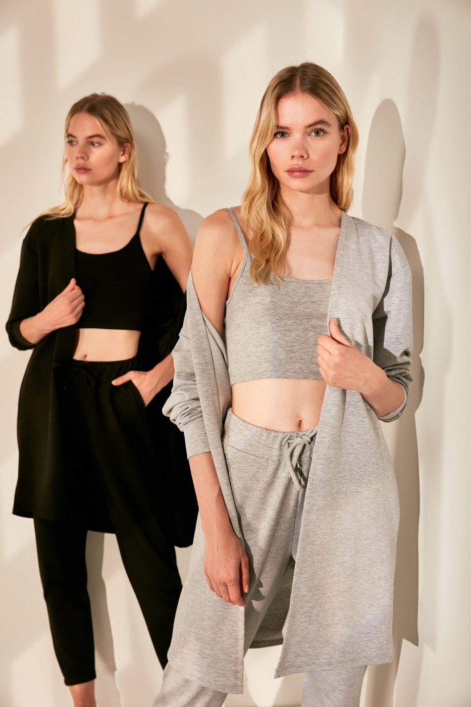 Trendyol Gray Basic Knitted Cardigan