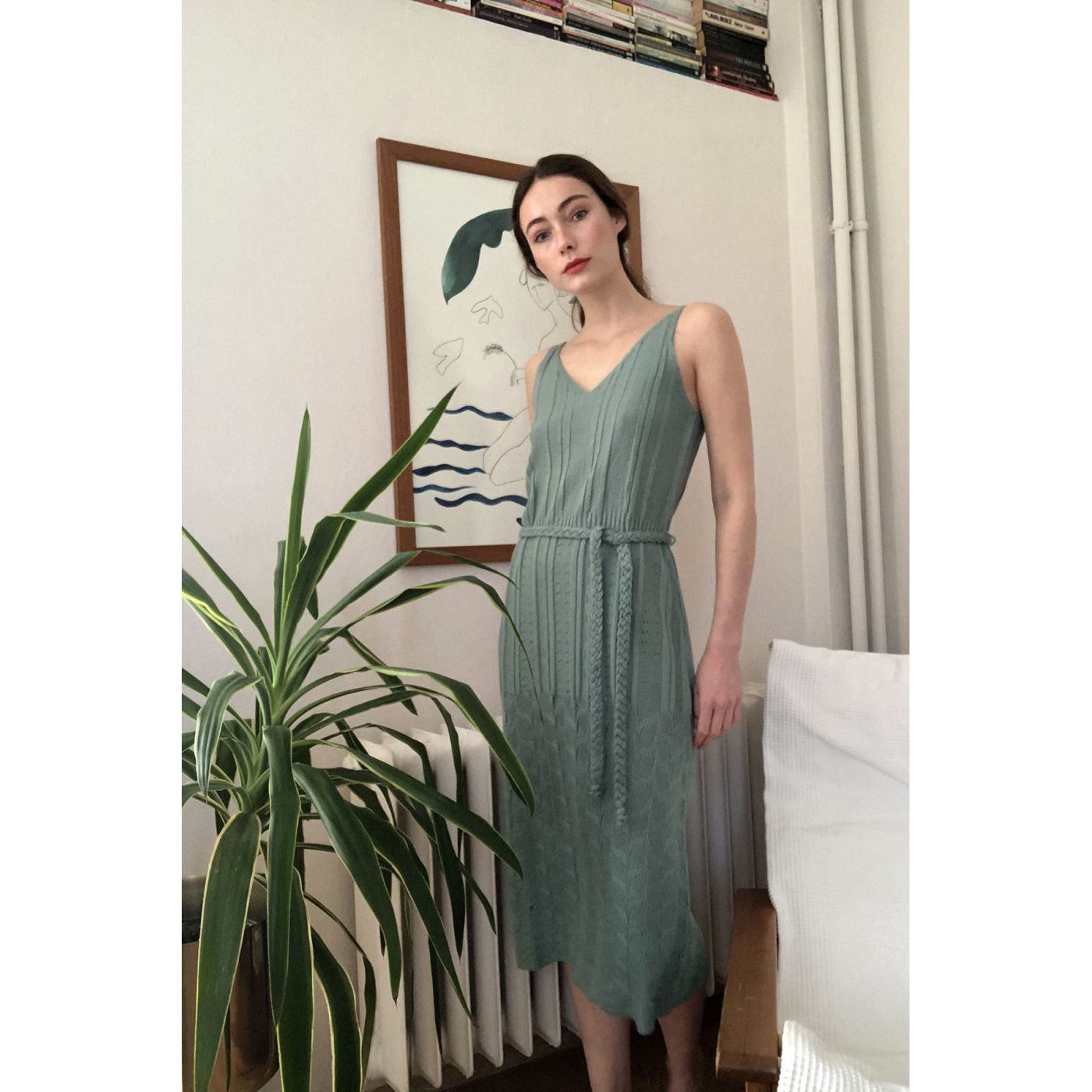 Trendyol Mint BeltKwear Dress