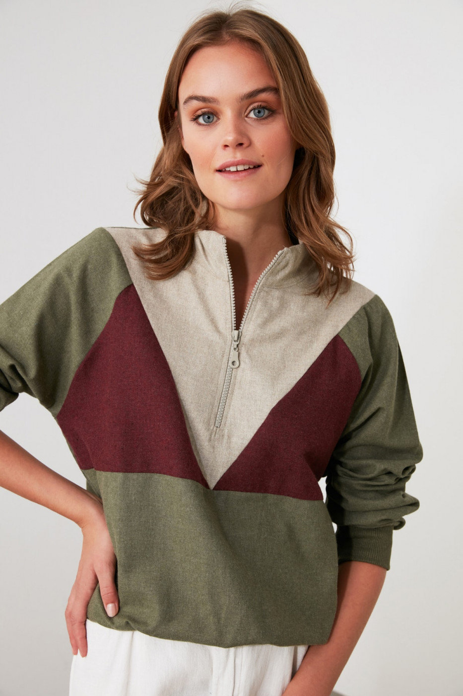 Trendyol Khai Color Block Blouse