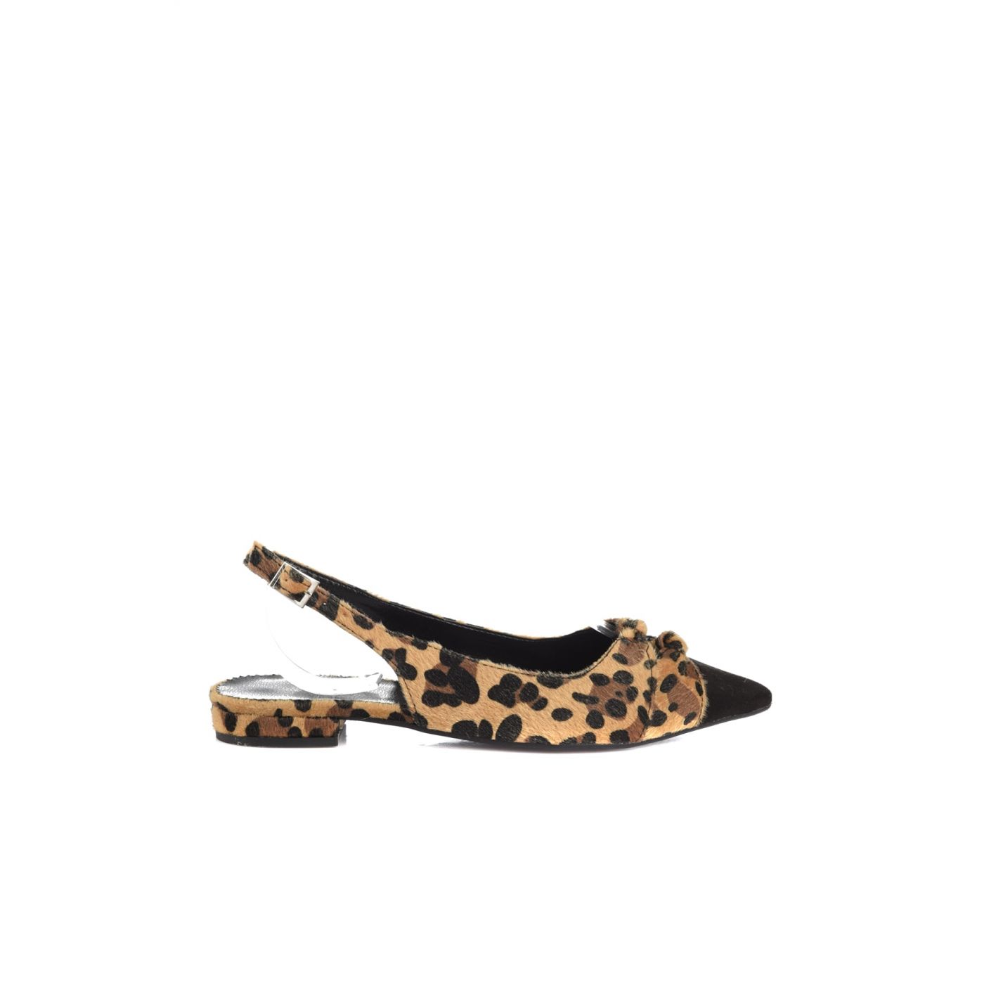 Trendyol Brown Leopard Detailed Women's Babet