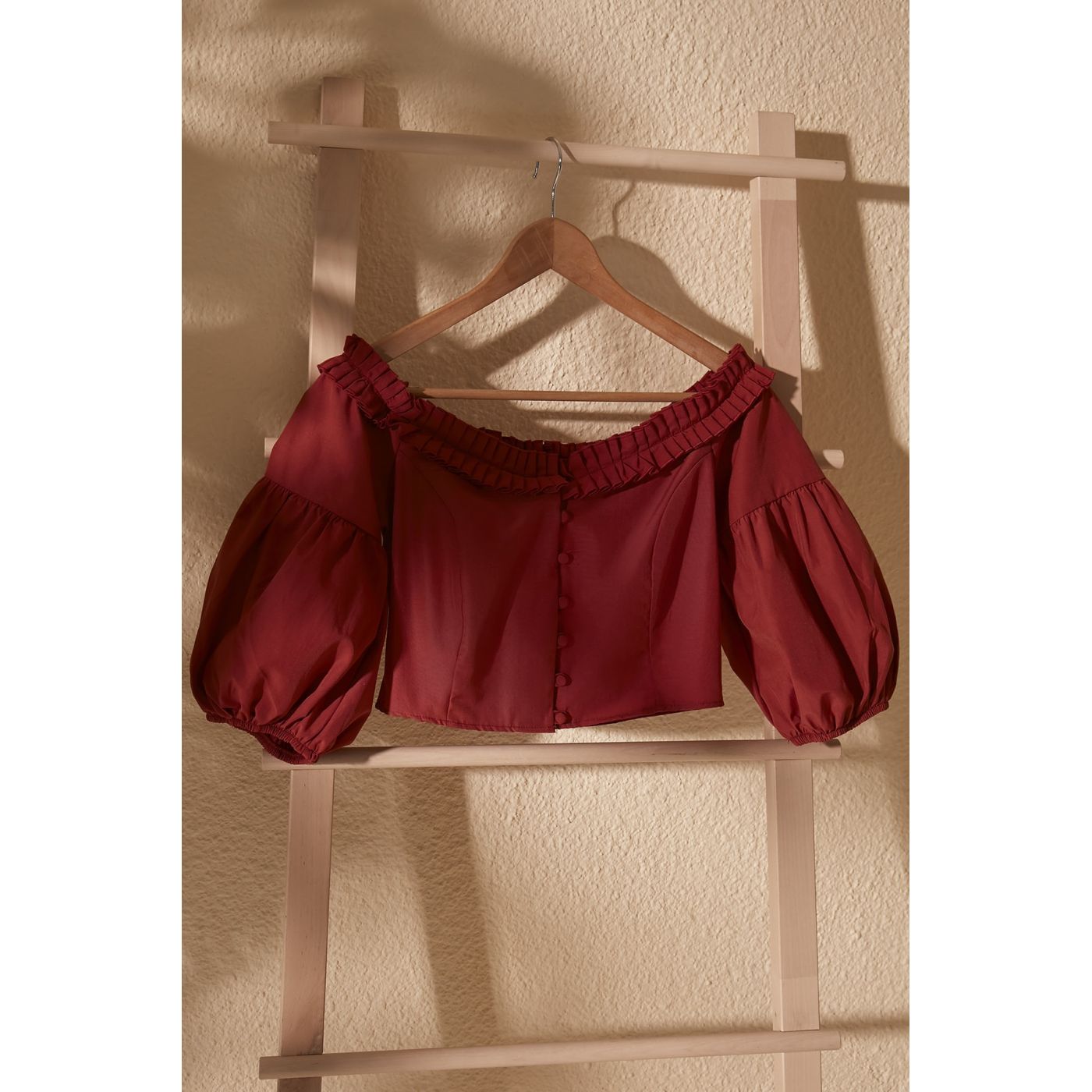 Trendyol Tdare Button Detailed Blouse