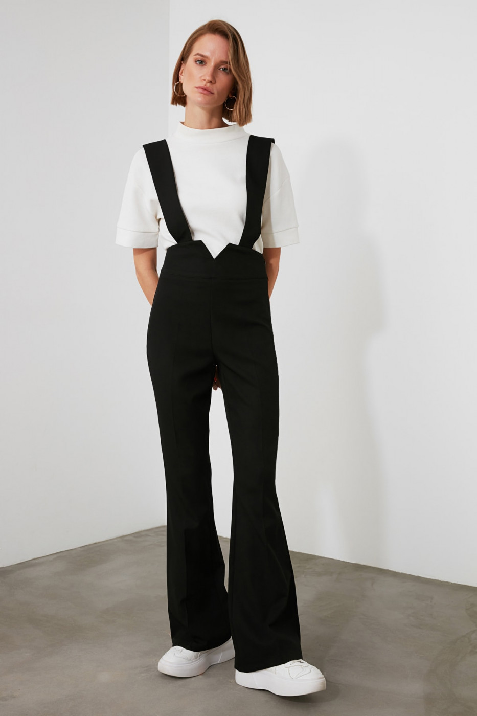 Trendyol Black Strap Jumpsuit