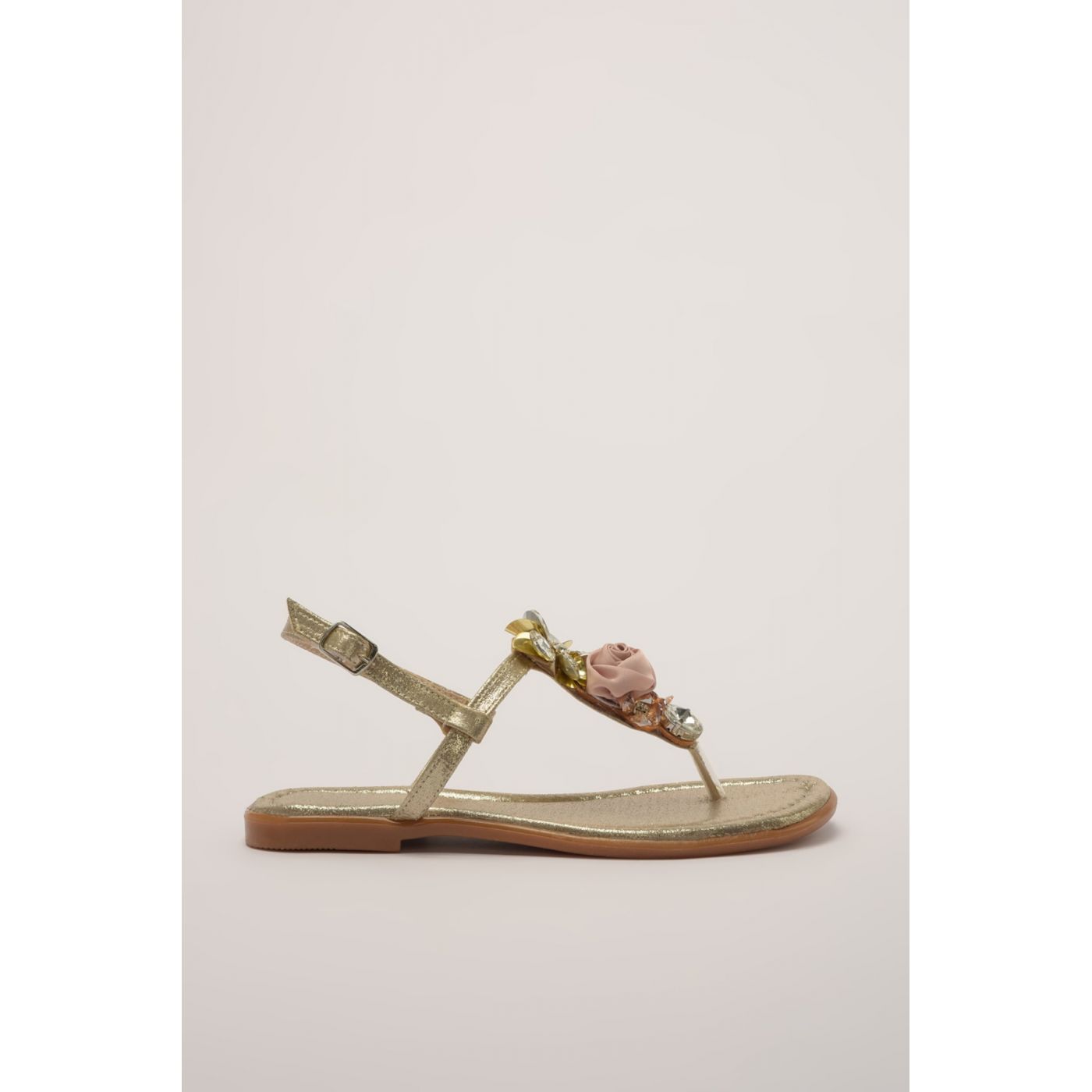 Trendyol Golden Stone Detailed Women Sandals