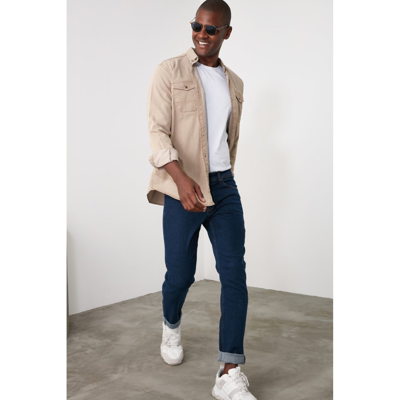 Trendyol Navy Men Skinny Jeans