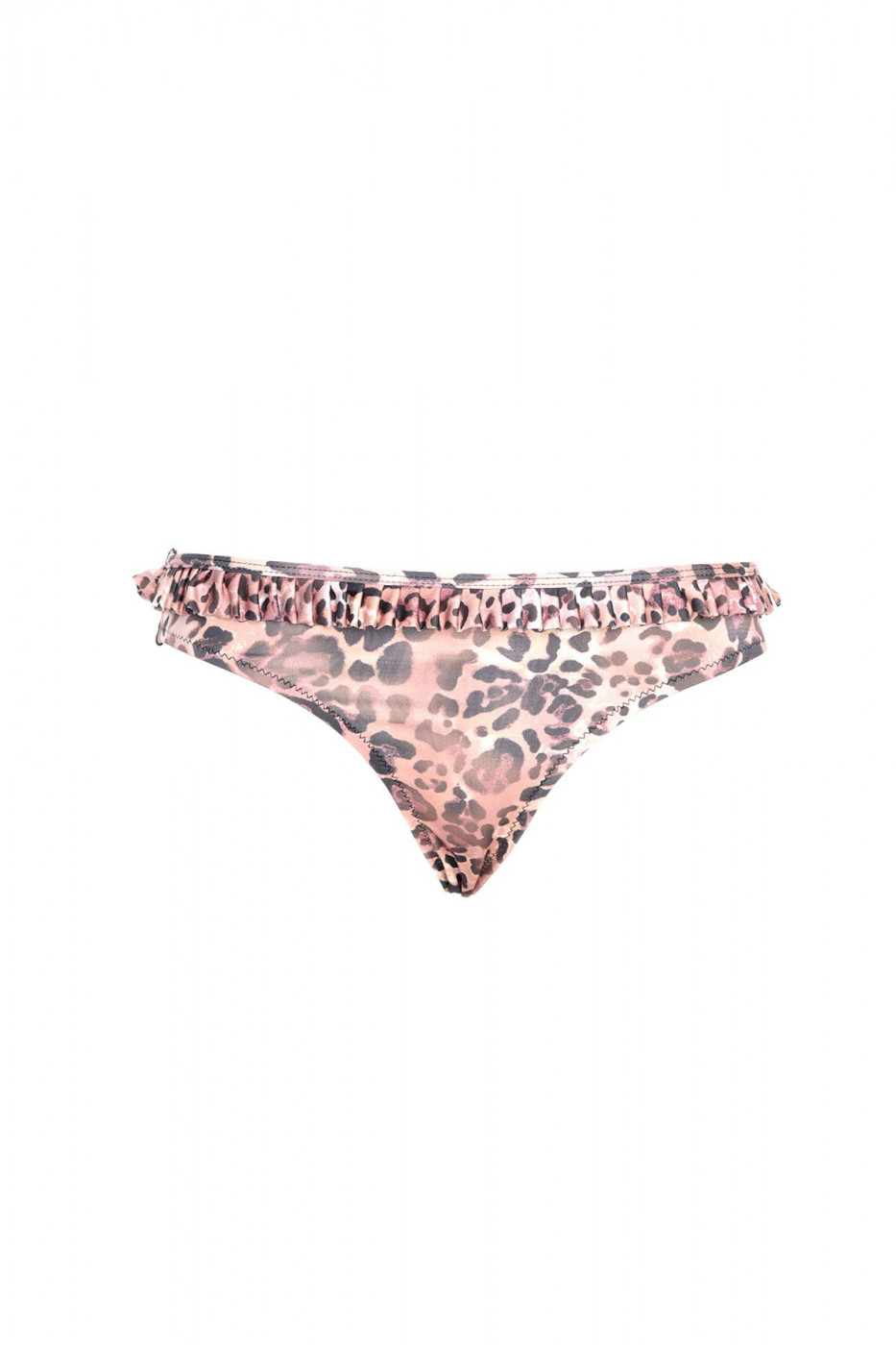 Trendyol Multi-Color Animal Patterned Frilled Bikini bottom