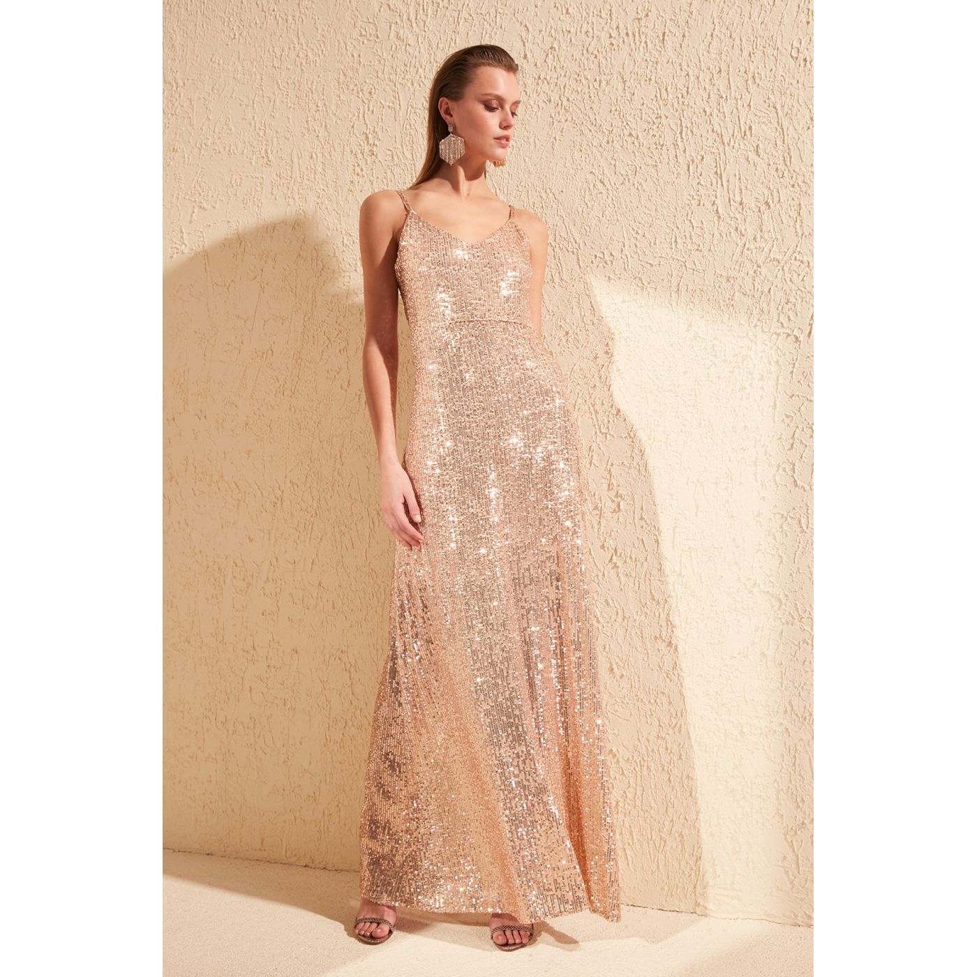 Trendyol Rose Payet Evening Dress