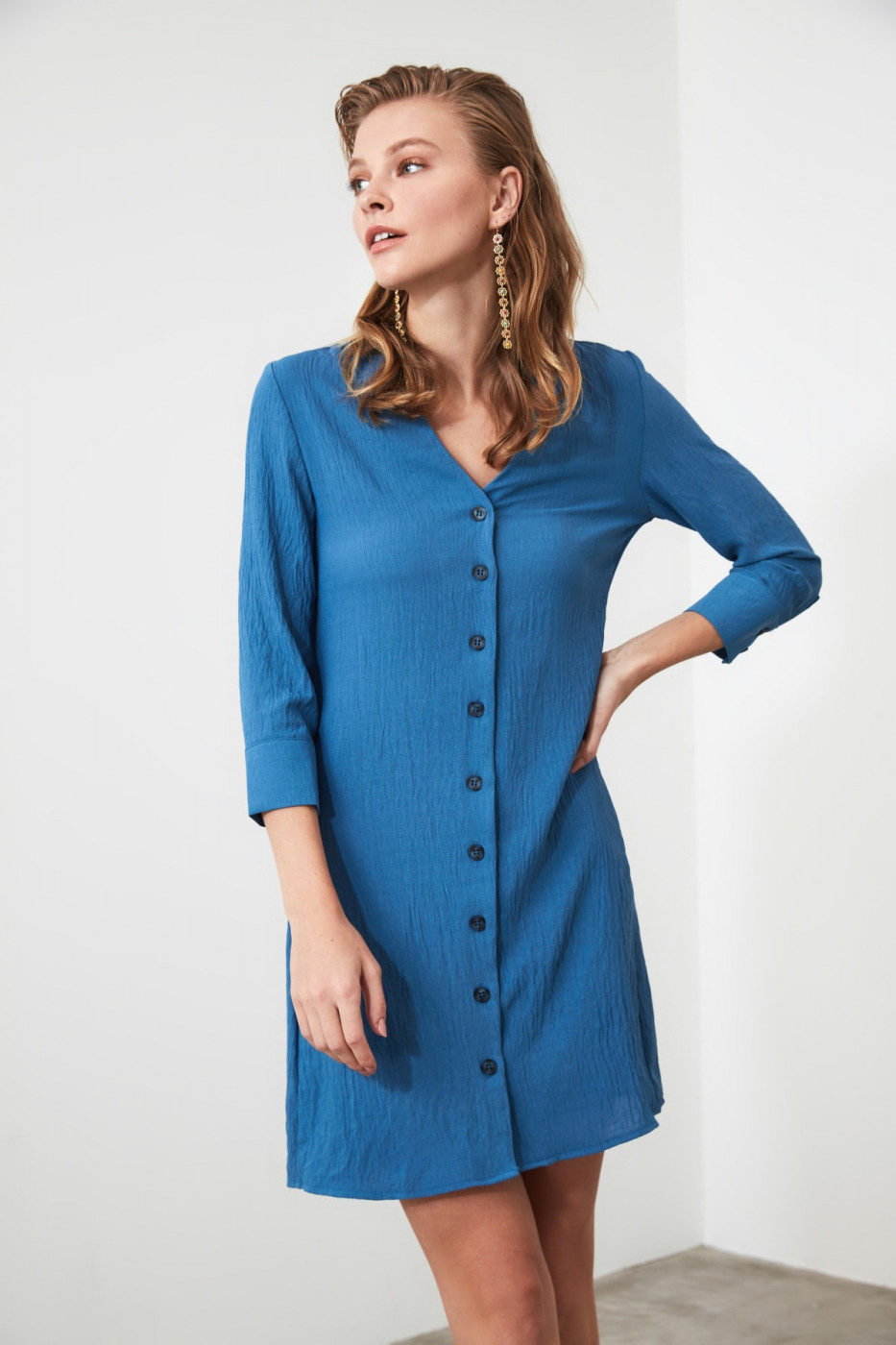 Trendyol Blue Shirt Dress