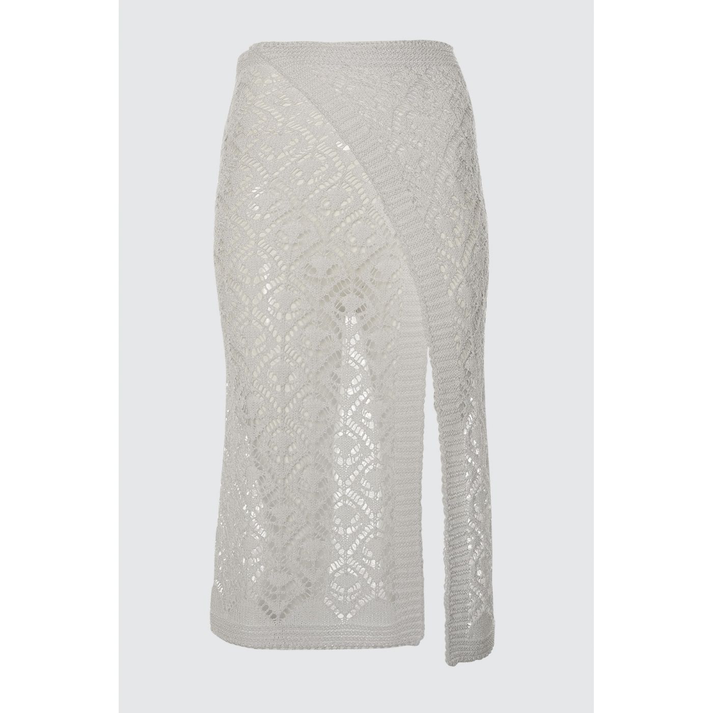 Trendyol White Moored Knitwear Skirt