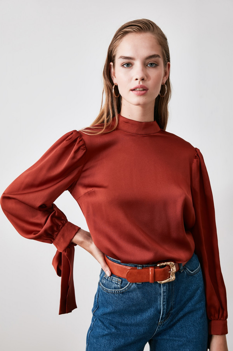 Trendyol Tdare Binding Detailed Blouse