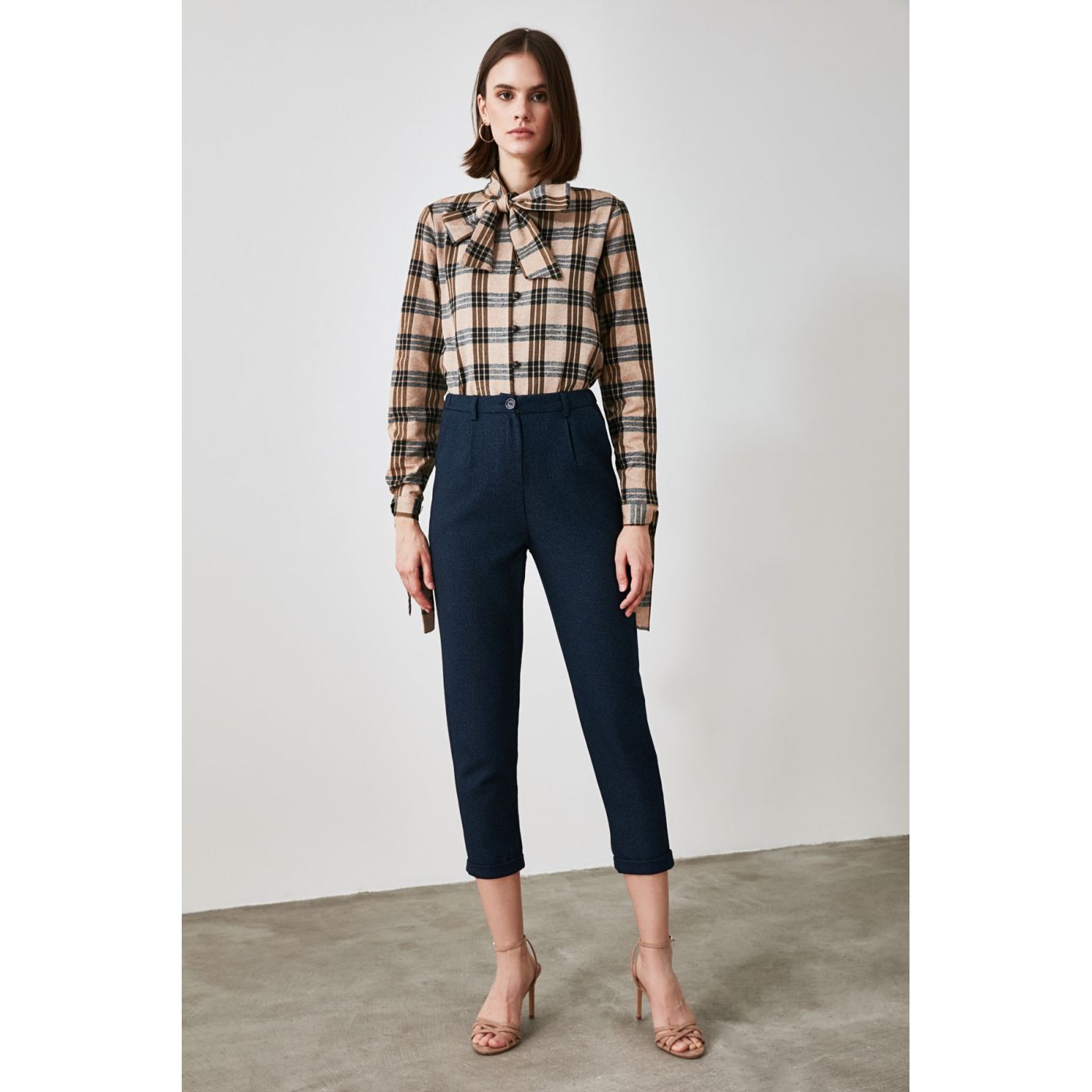 Trendyol Navy Basic Pants