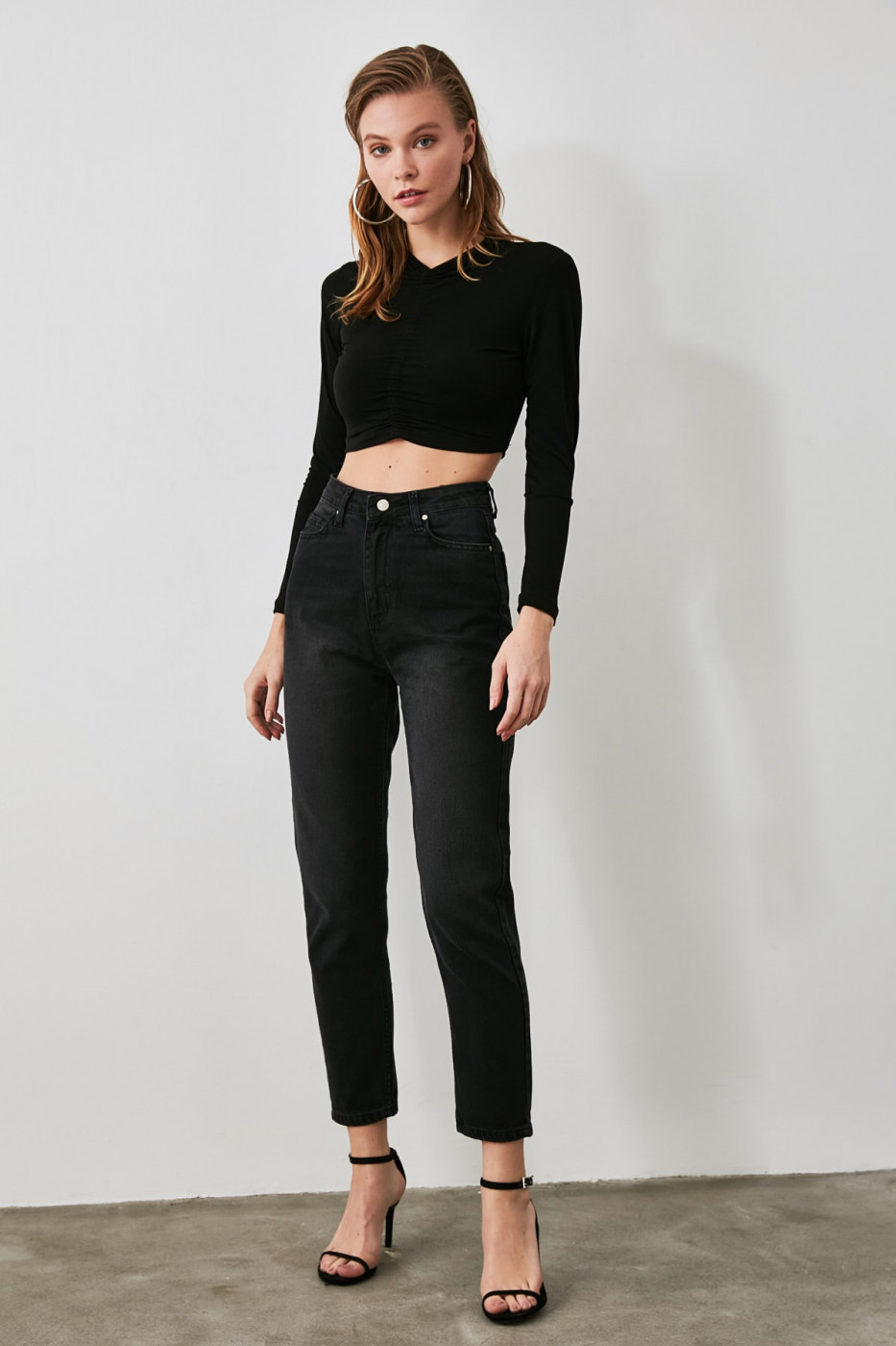 Naiste teksapüksid Trendyol High Waist Mom