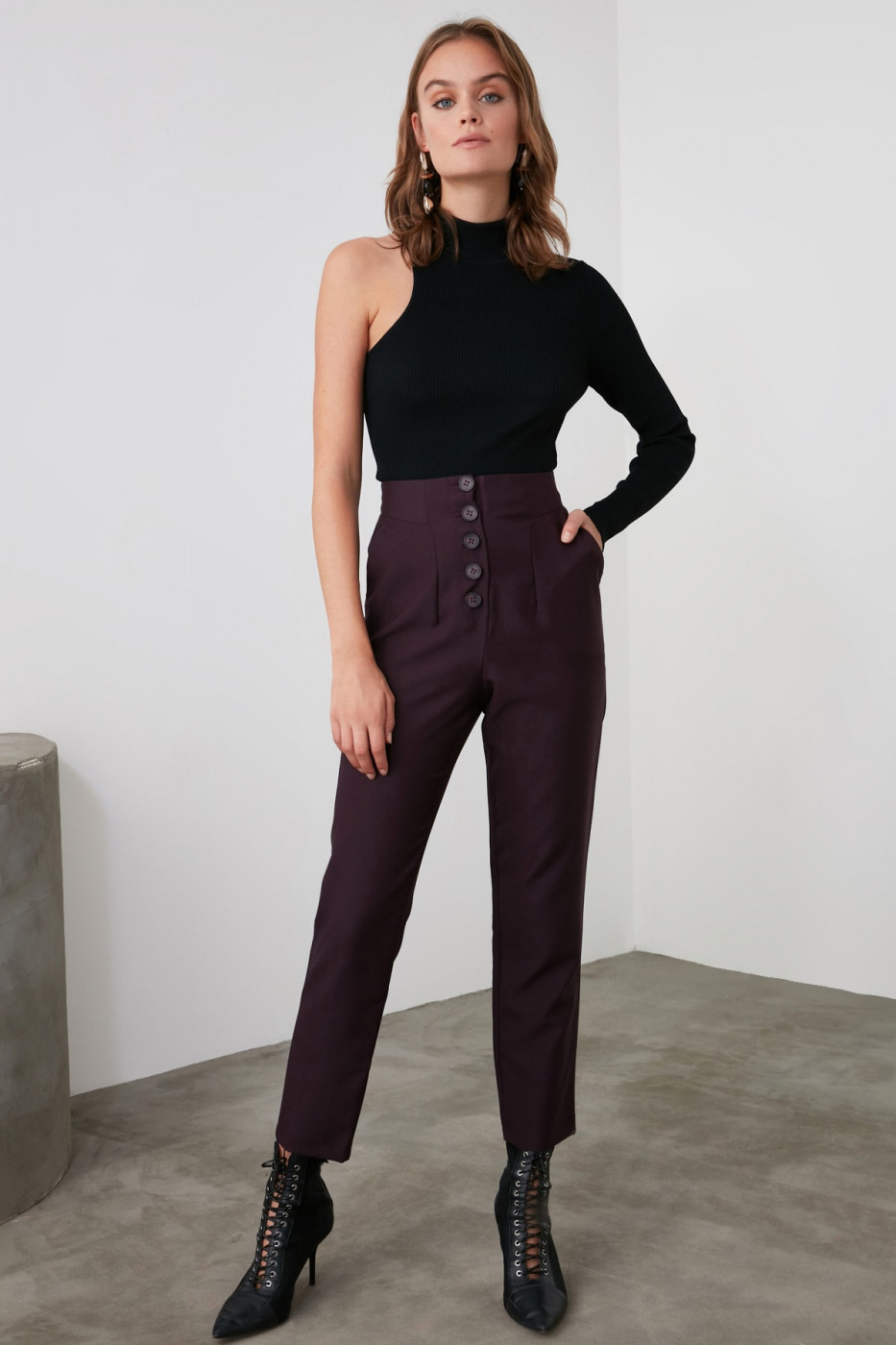 Trendyol Mymd Button Pants