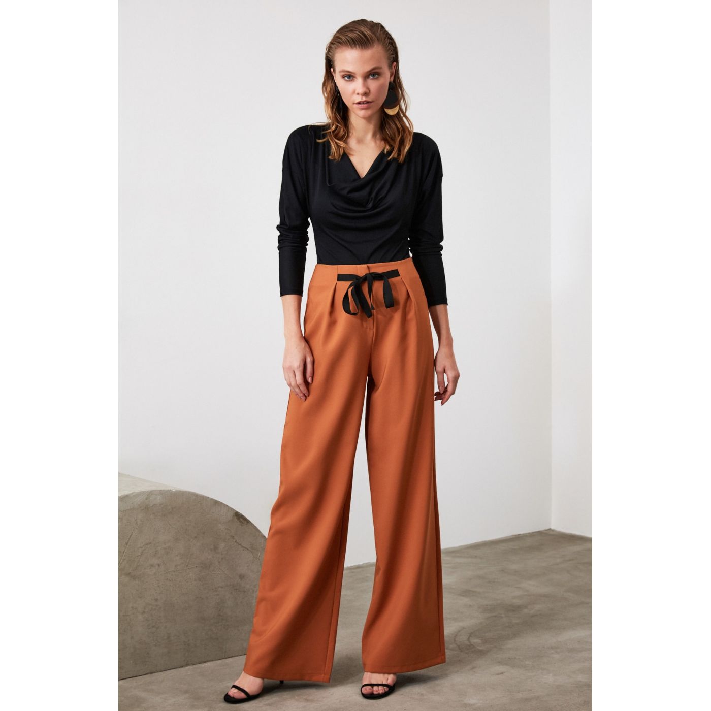Trendyol Camel Mooring Pants
