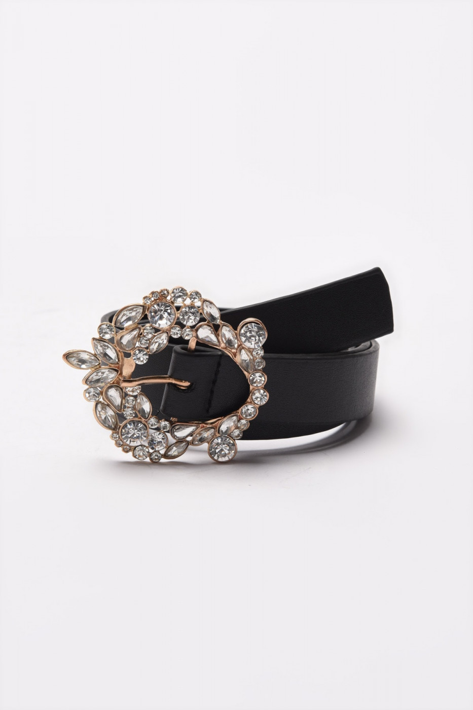 Trendyol Black Stone Buckle Leather Belt