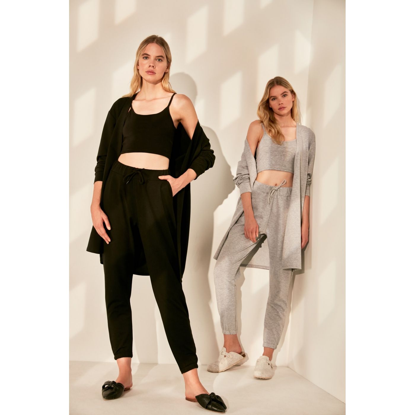 Trendyol Black Basic Knitted Tracksuit bottom