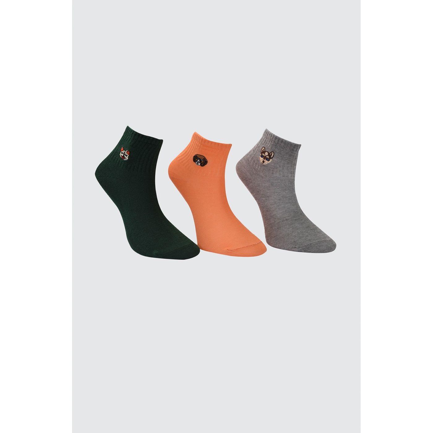 Trendyol Tile 3 Pack Knitted Socks
