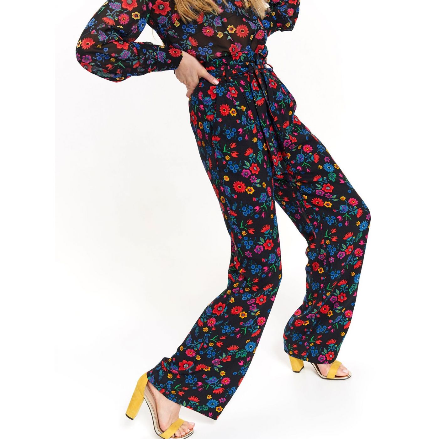 Naiste püksid Top Secret Floral Patterned