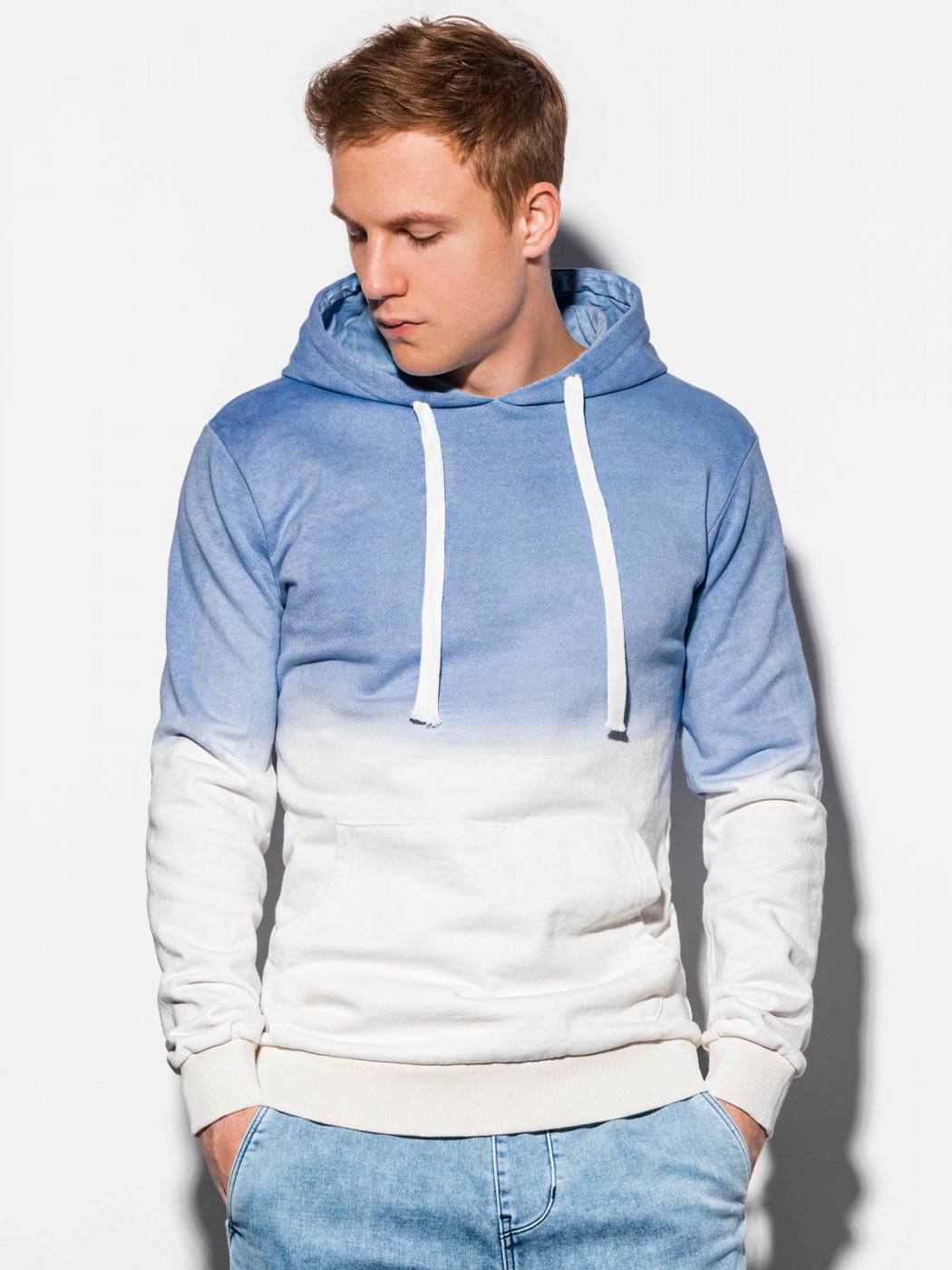 Ombre Clothing Men's hooded sweatshirt B1048