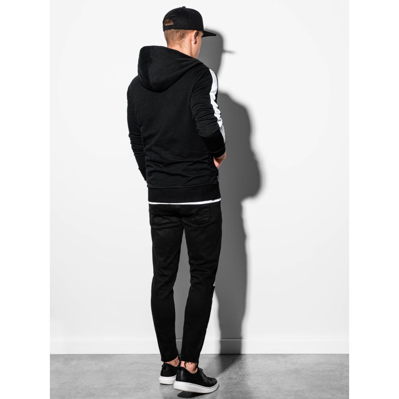 Ombre Clothing Men's hooded sweatshirt B1019