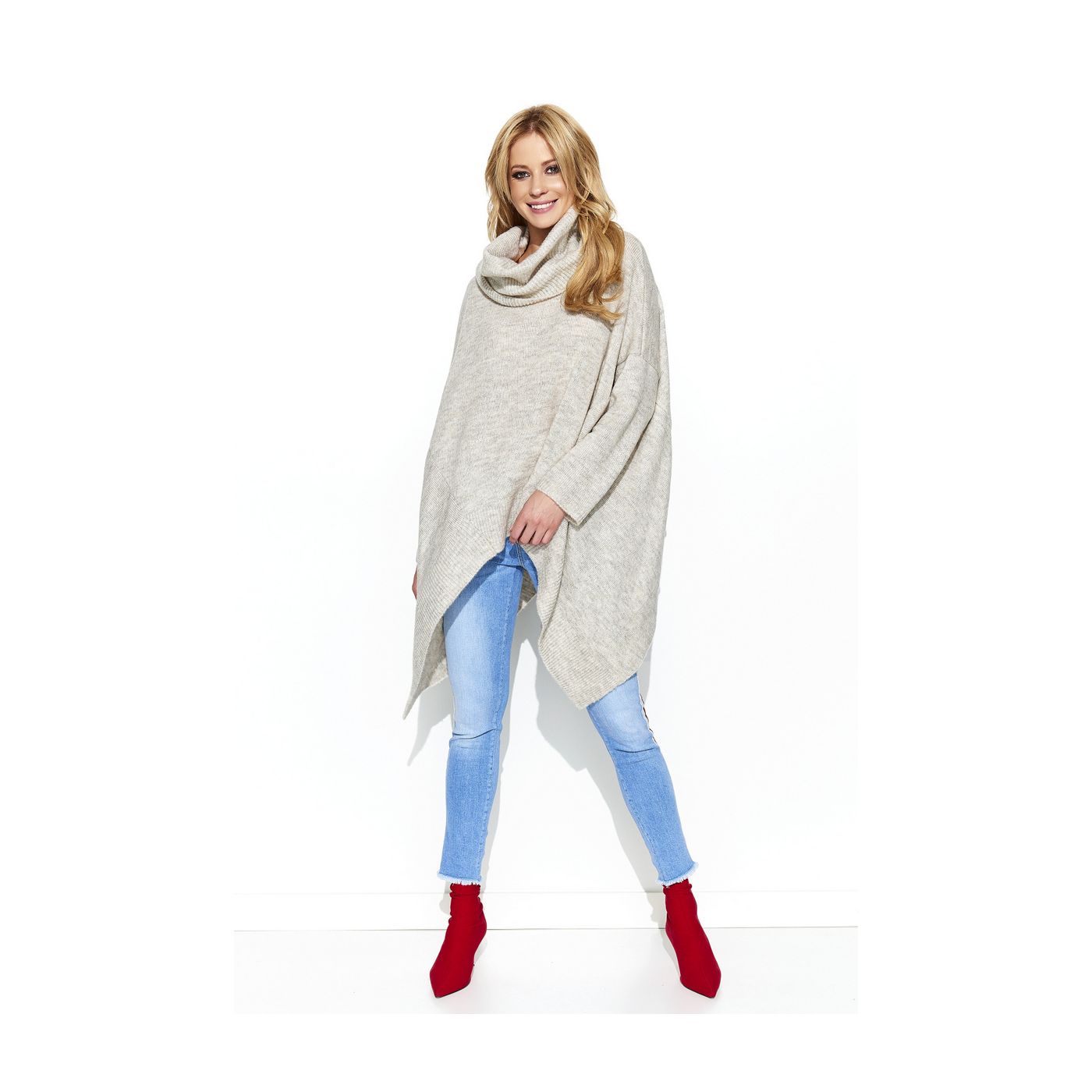 Makadamia Woman's Sweater MAKs67  Melange