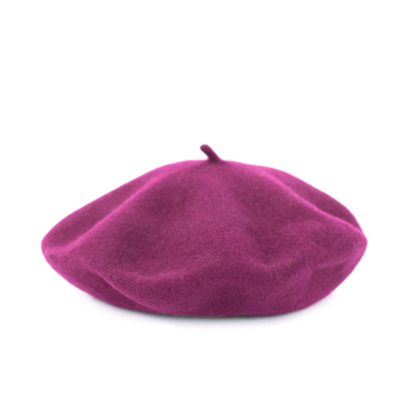 Art Of Polo Woman's Beret Cz18386 Fuchsia