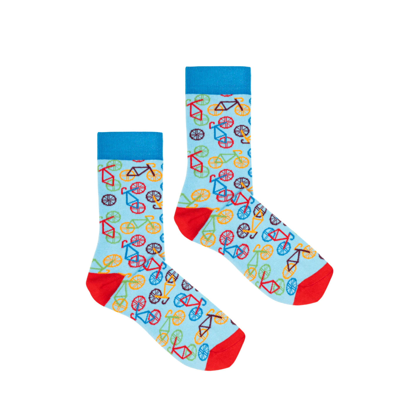 Kabak Unisex's Socks Patterned Bikes