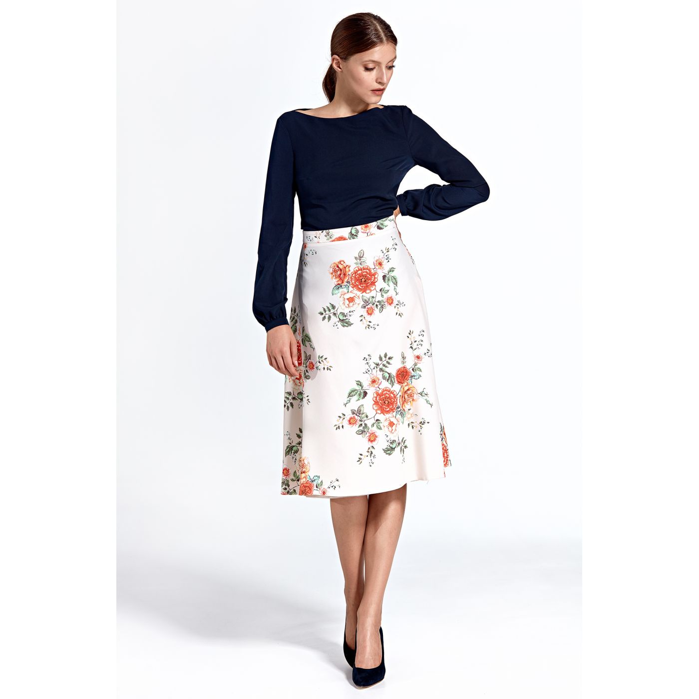 Colett Woman's Blouse Cb20 Navy Blue
