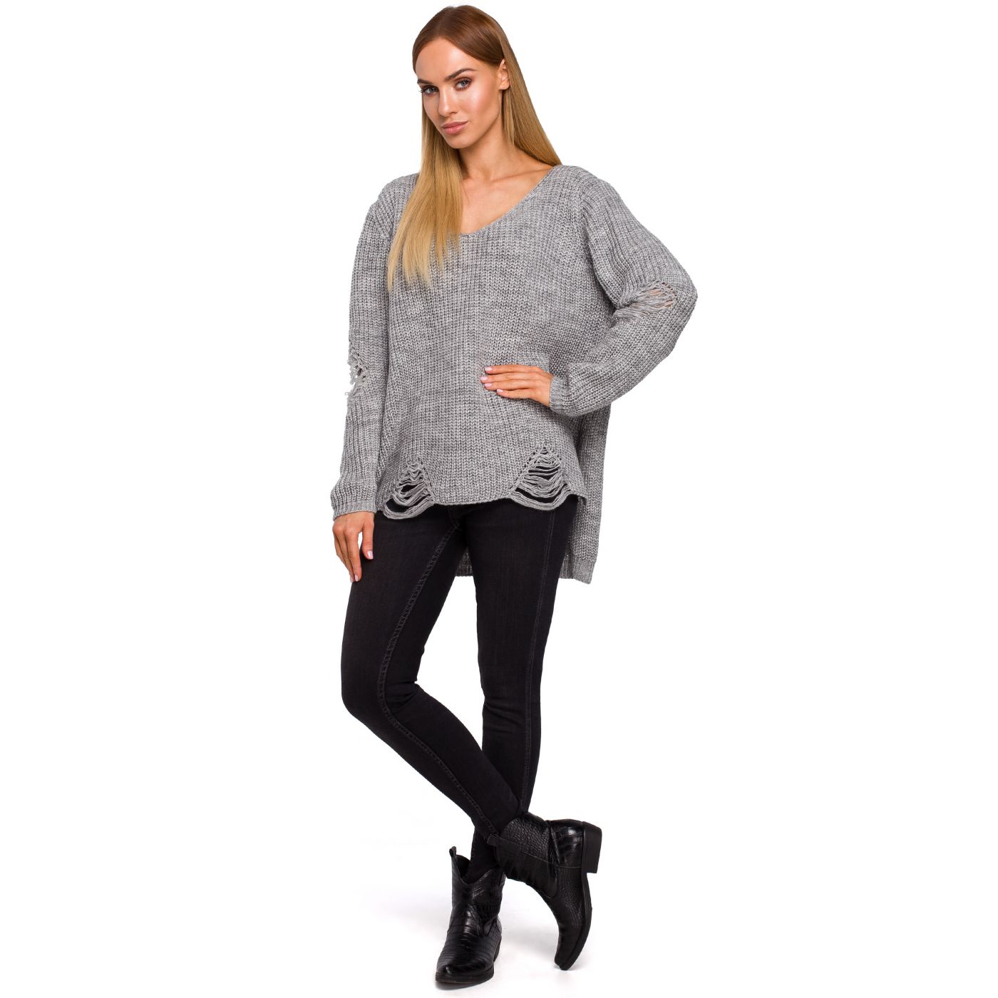 Made Of Emotion Woman's Pullover M473 Light