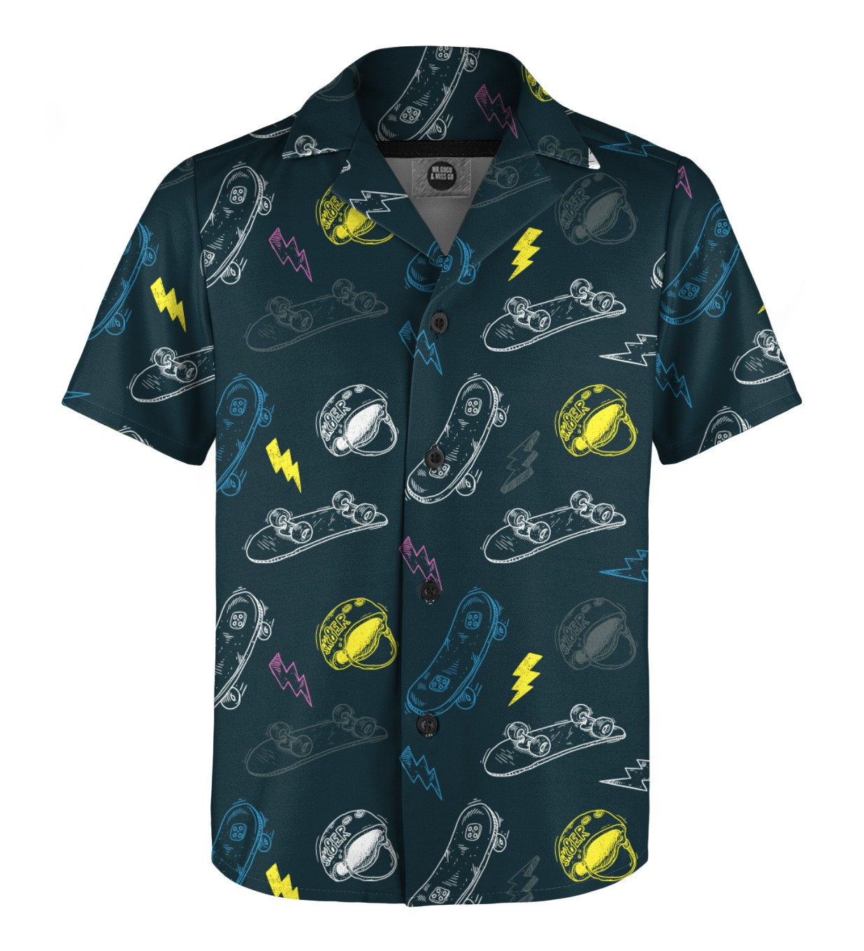 Mr. GUGU & Miss GO Man's Shirt SH-K1615 Navy Blue