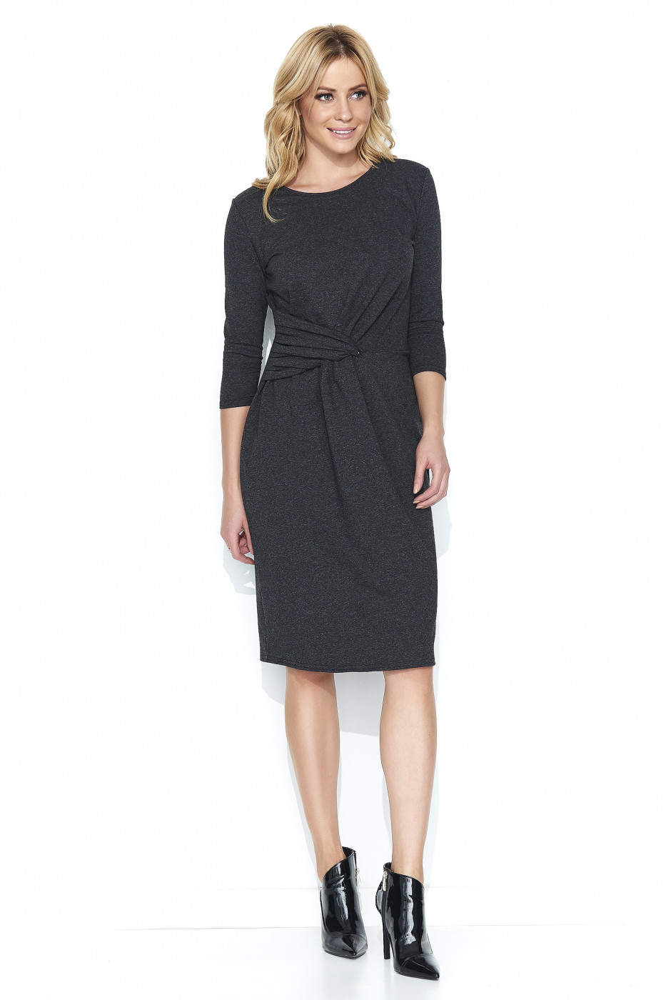 Makadamia Woman's Dress M462  Melange