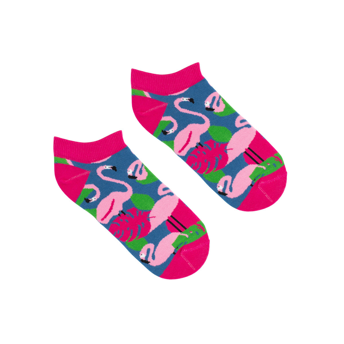 Kabak Unisex's Socks Short Flamingo