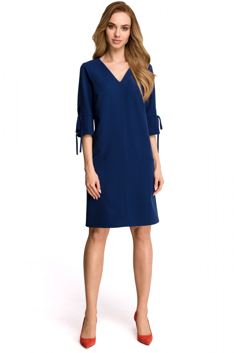 Stylove Woman's Dress S111 Navy Blue
