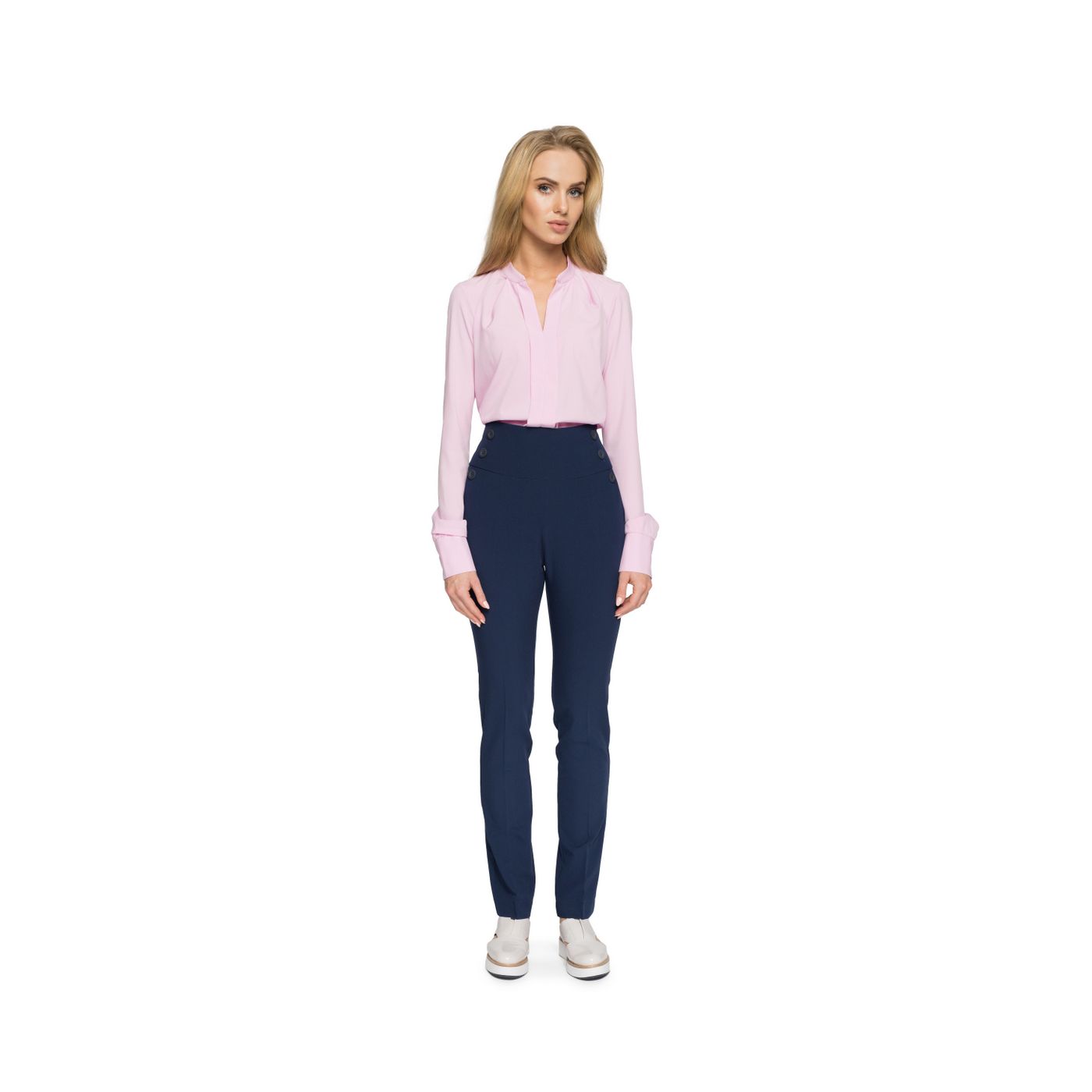 Stylove Woman's Pants S070 Navy Blue