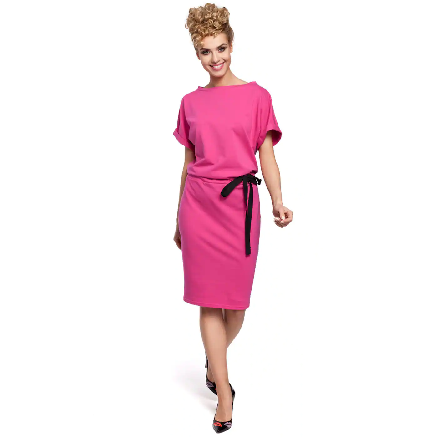Made Of Emotion Woman's Dress M284 Fuchsia
