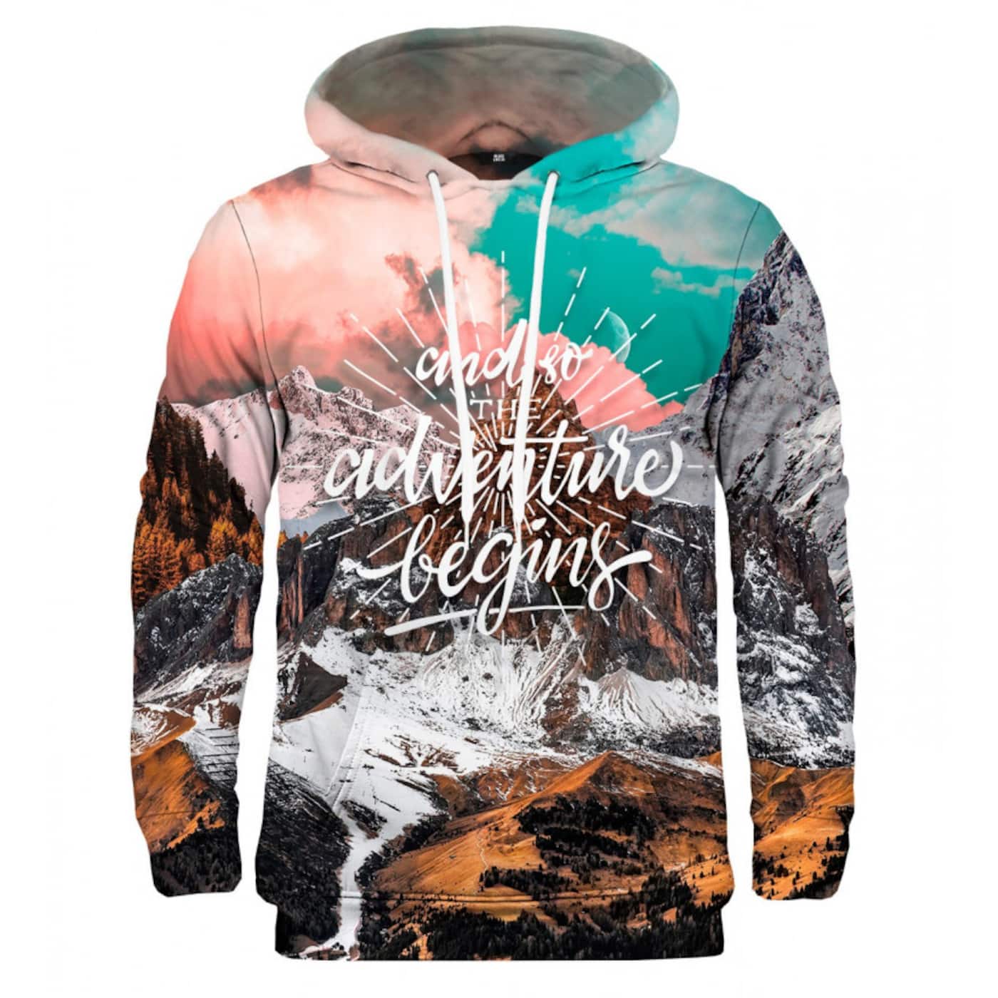 Mr. GUGU & Miss GO Unisex's Hoodie Kangaroo H-K1672