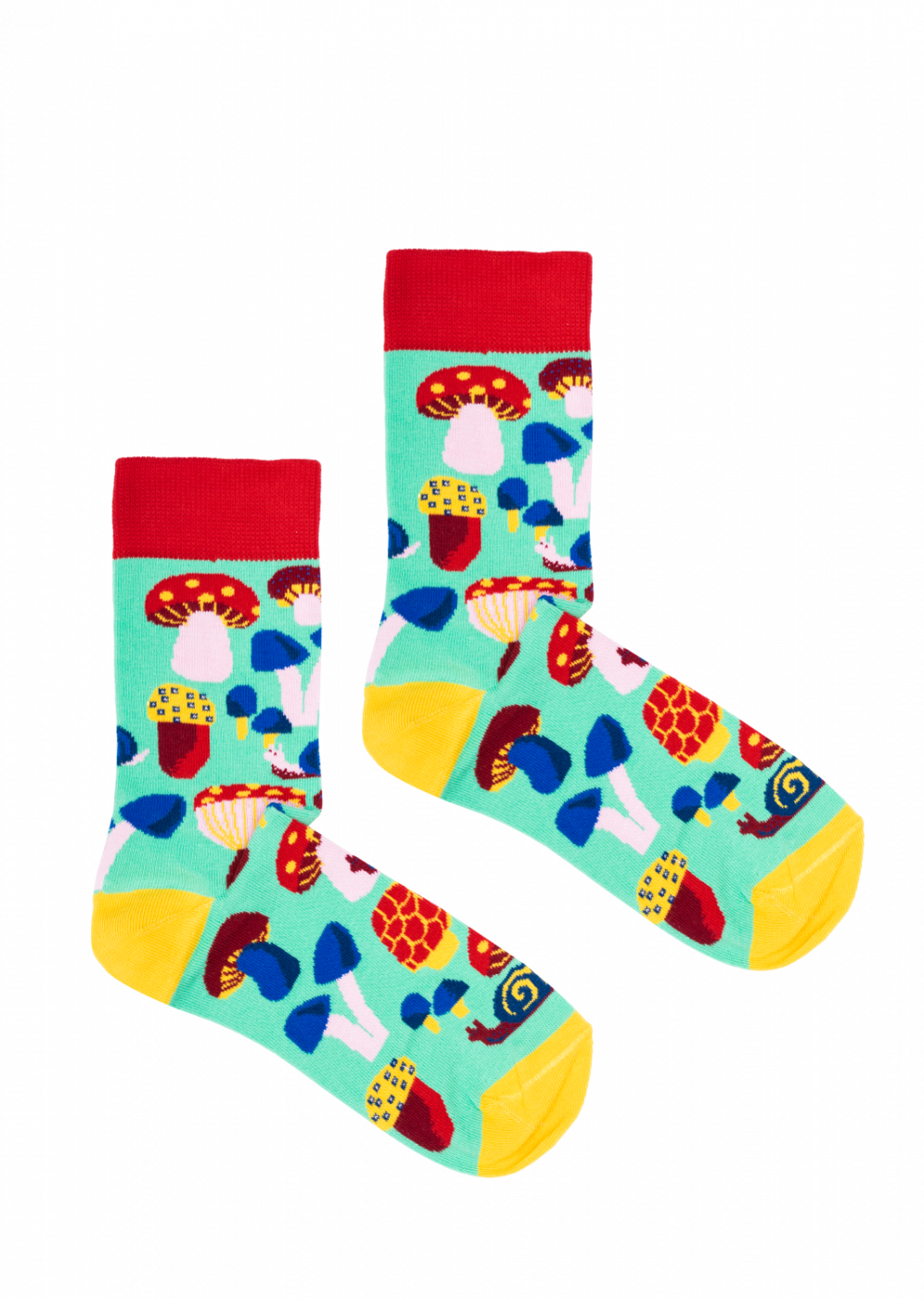 Kabak Unisex's Socks Patterned Fungi