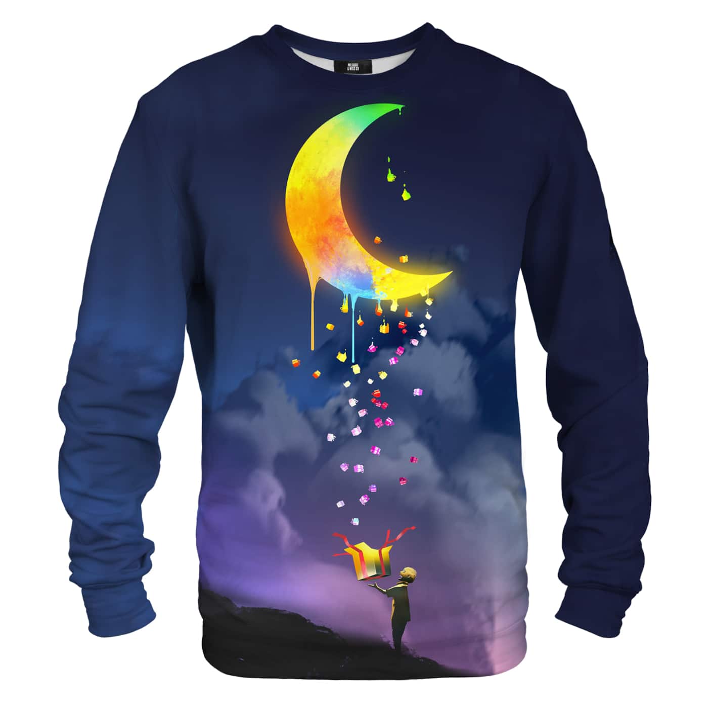 Mr. GUGU & Miss GO Unisex's Sweater S-PC1062 Navy Blue